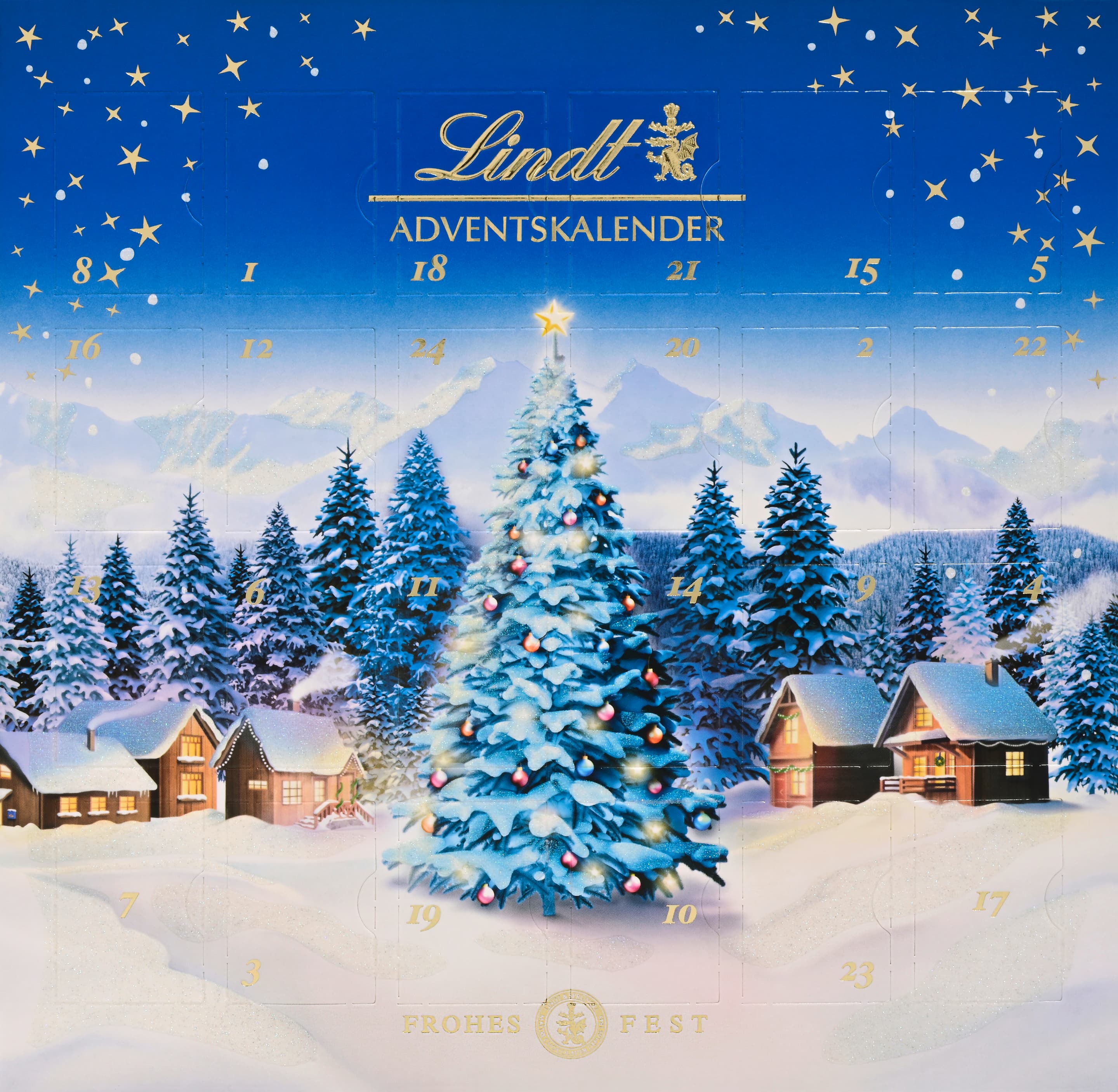Lindt Weihnachtszauber Mini Tisch Adventskalender