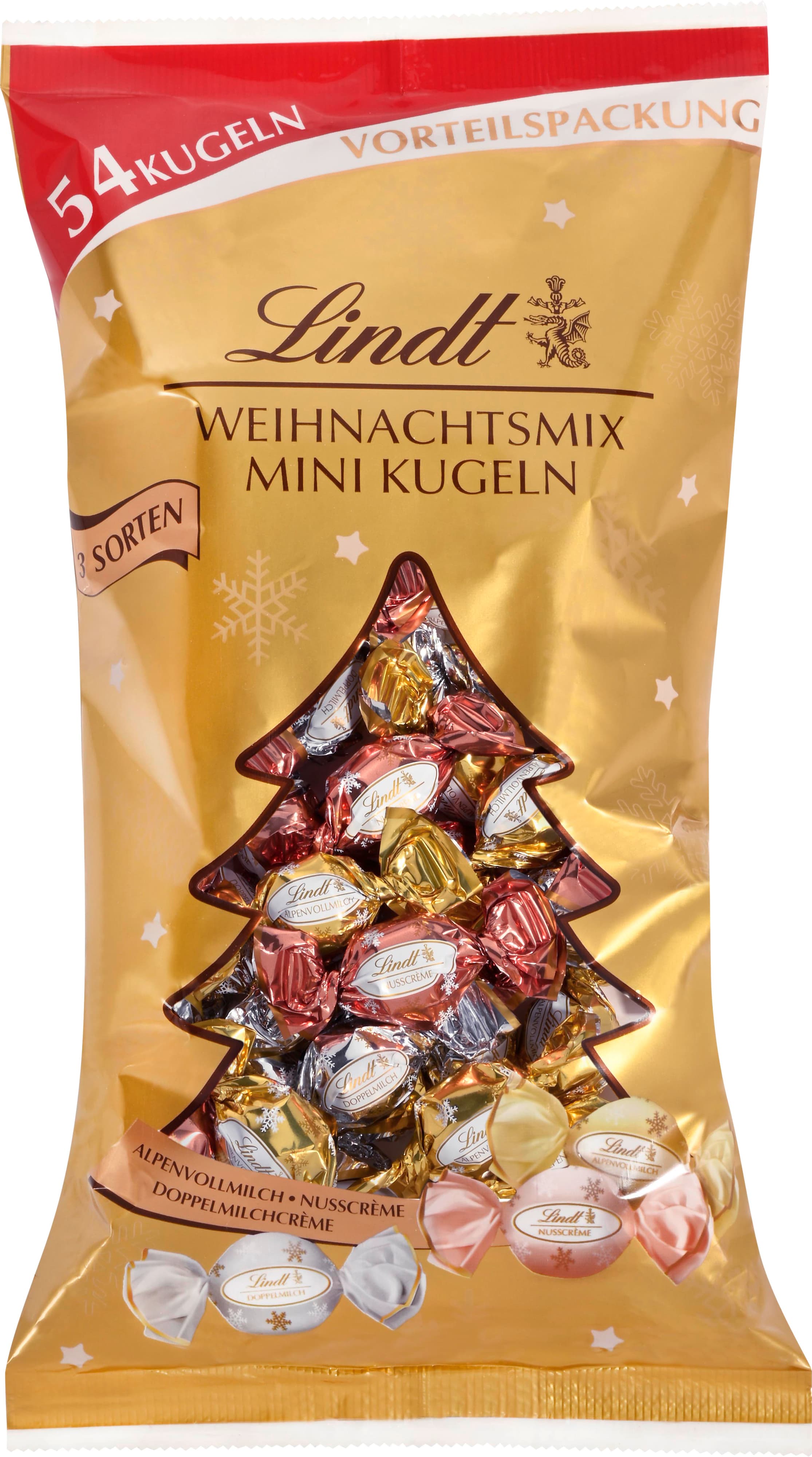 Lindt Weihnachtsmix Mini Kugeln Glamour