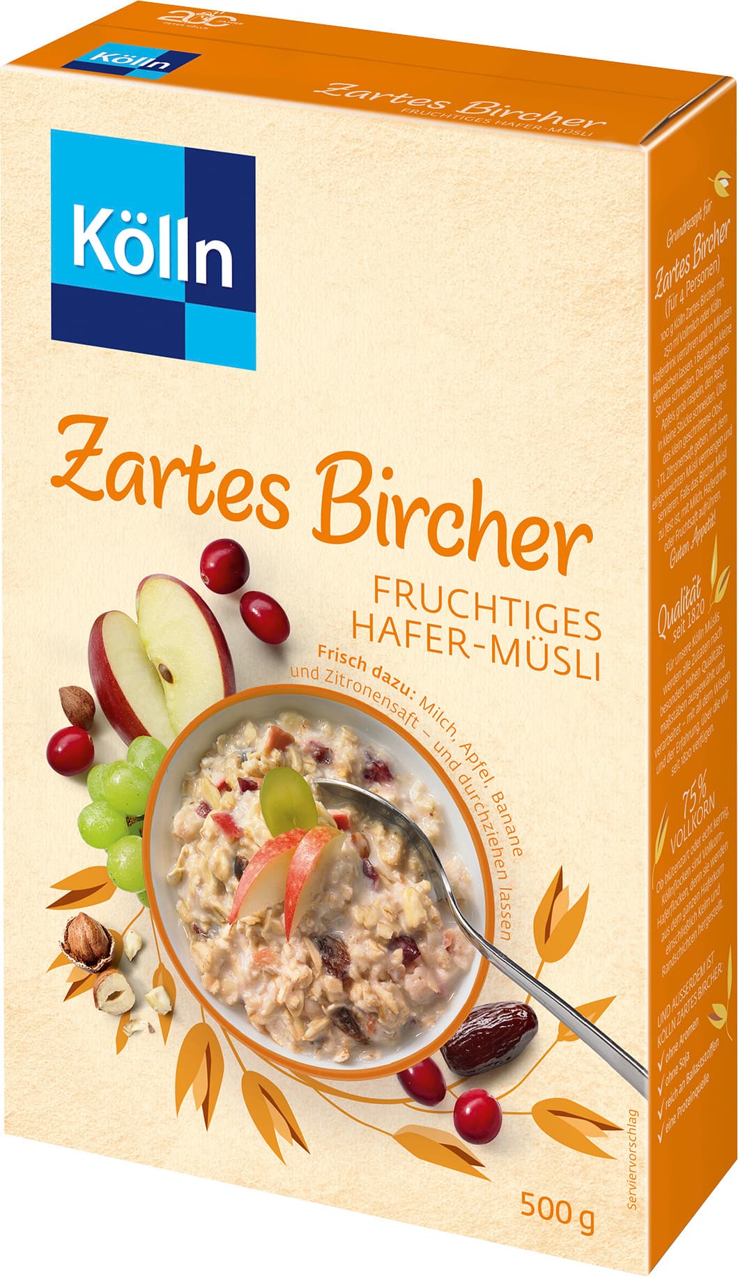 Kölln Zartes Bircher Fruchtiges Hafer-Müsli