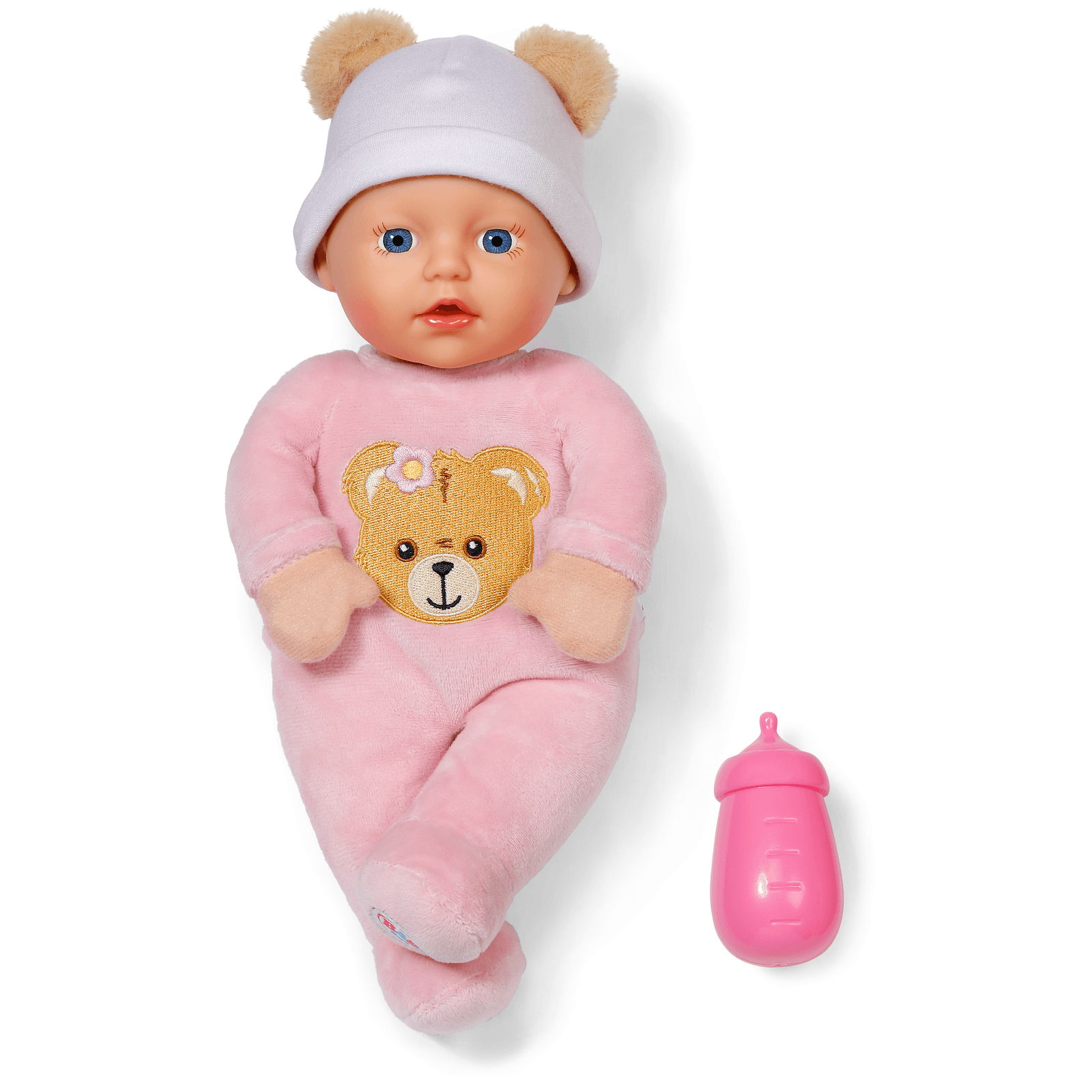BABY born Rosie interaktiv 30cm Kuschelpuppe für Kleinkinder mit süßen Babygeräuschen