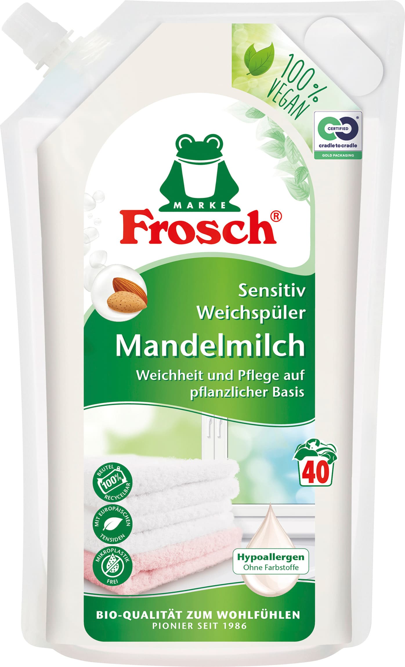 Frosch Mandelmilch Sensitiv Weichspüler
