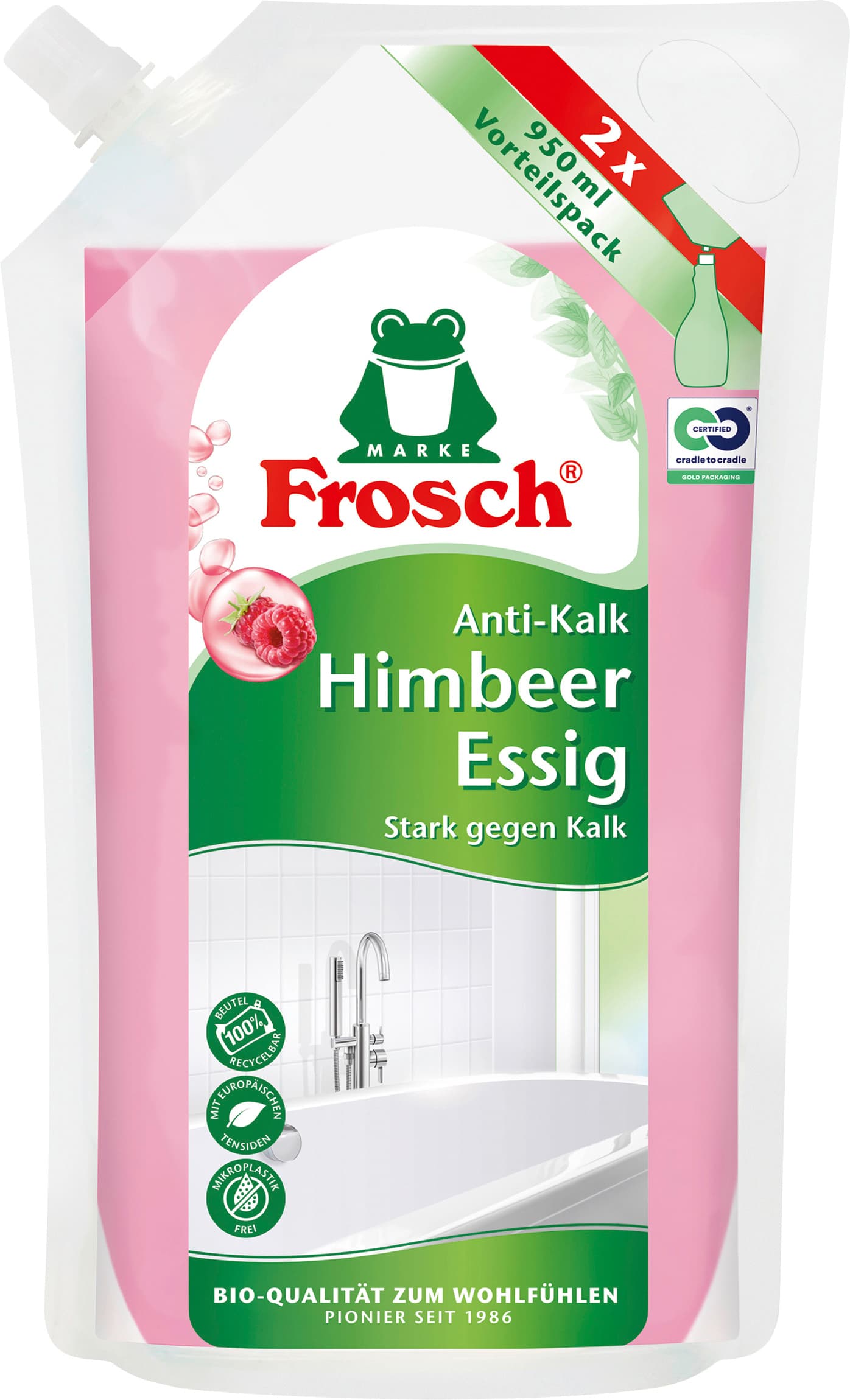 Frosch Anti-Kalk Himbeer-Essig