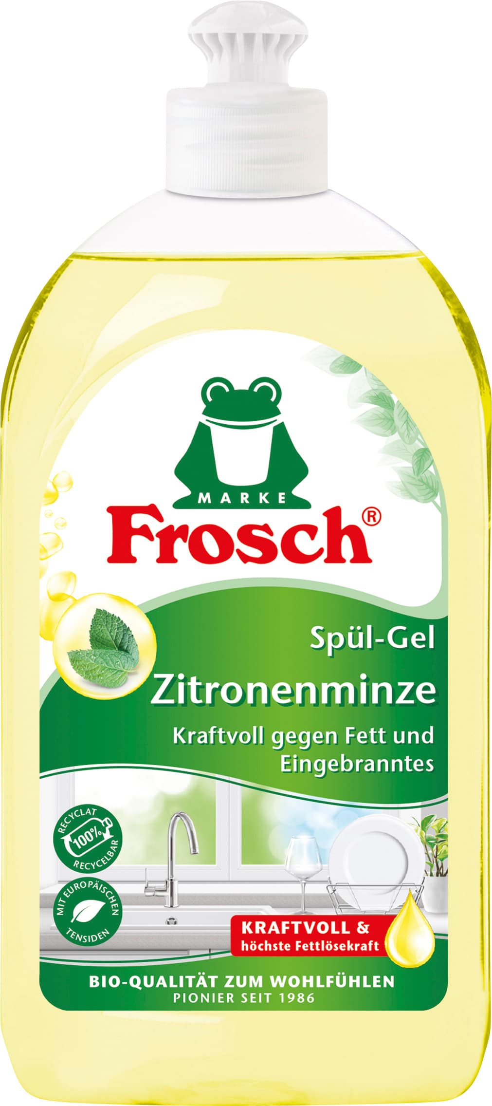 Frosch Spül-Gel Zitronenminze