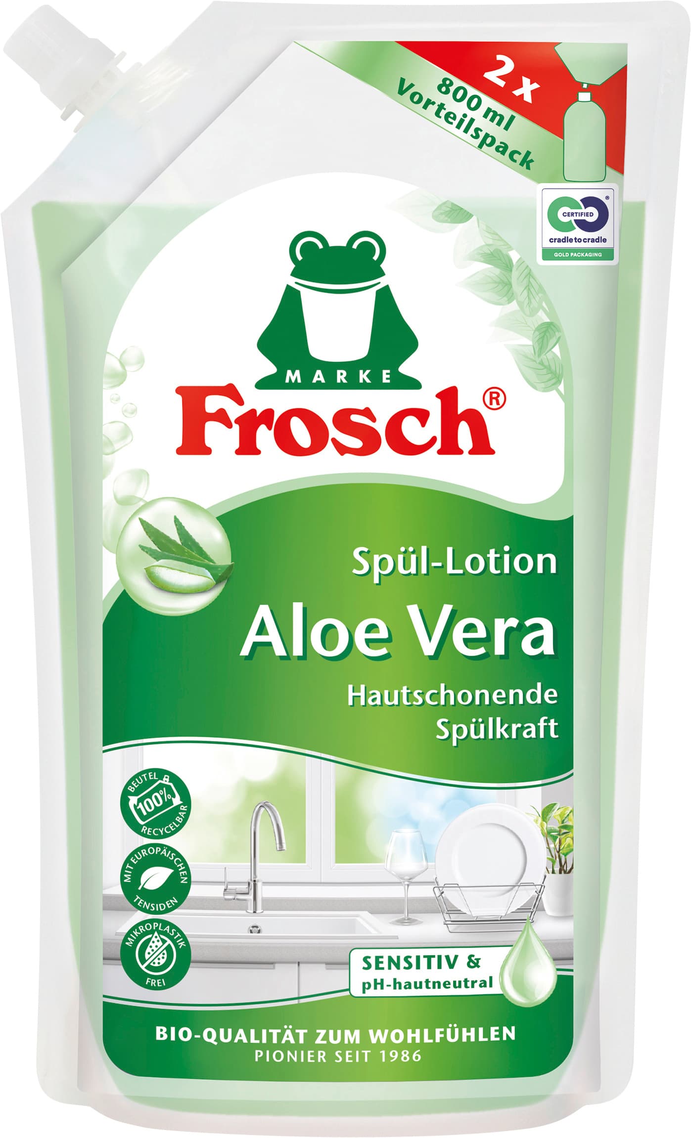 Frosch Aloe Vera Spül-Lotion Nachfüllbeutel