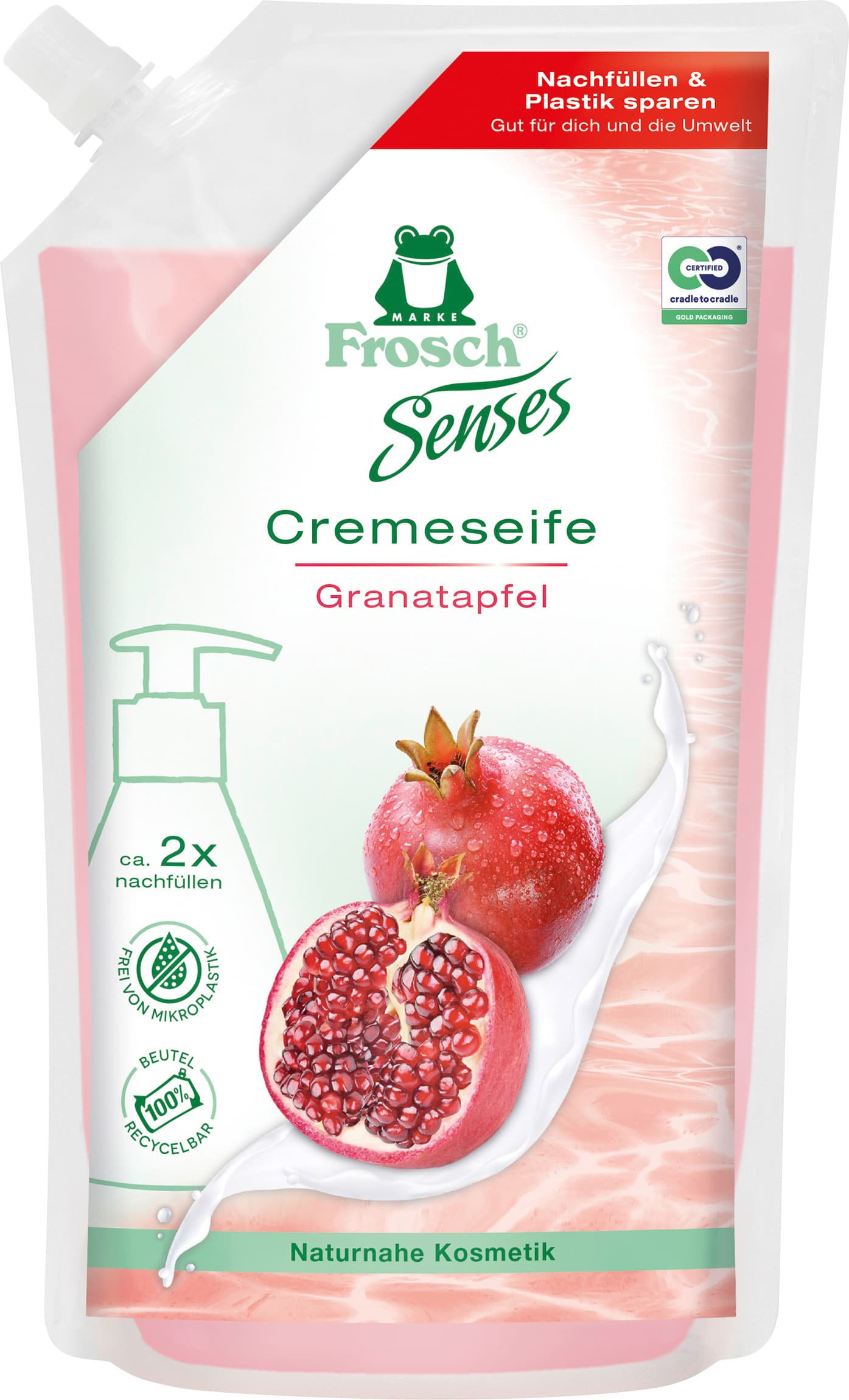 Frosch Reine Pflege Granatapfel Cremeseife