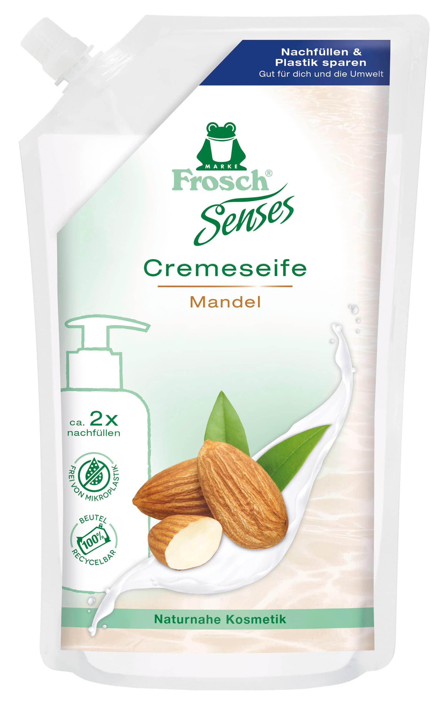 Frosch Reine Pflege Mandelmilch Cremeseife Nachfüllung