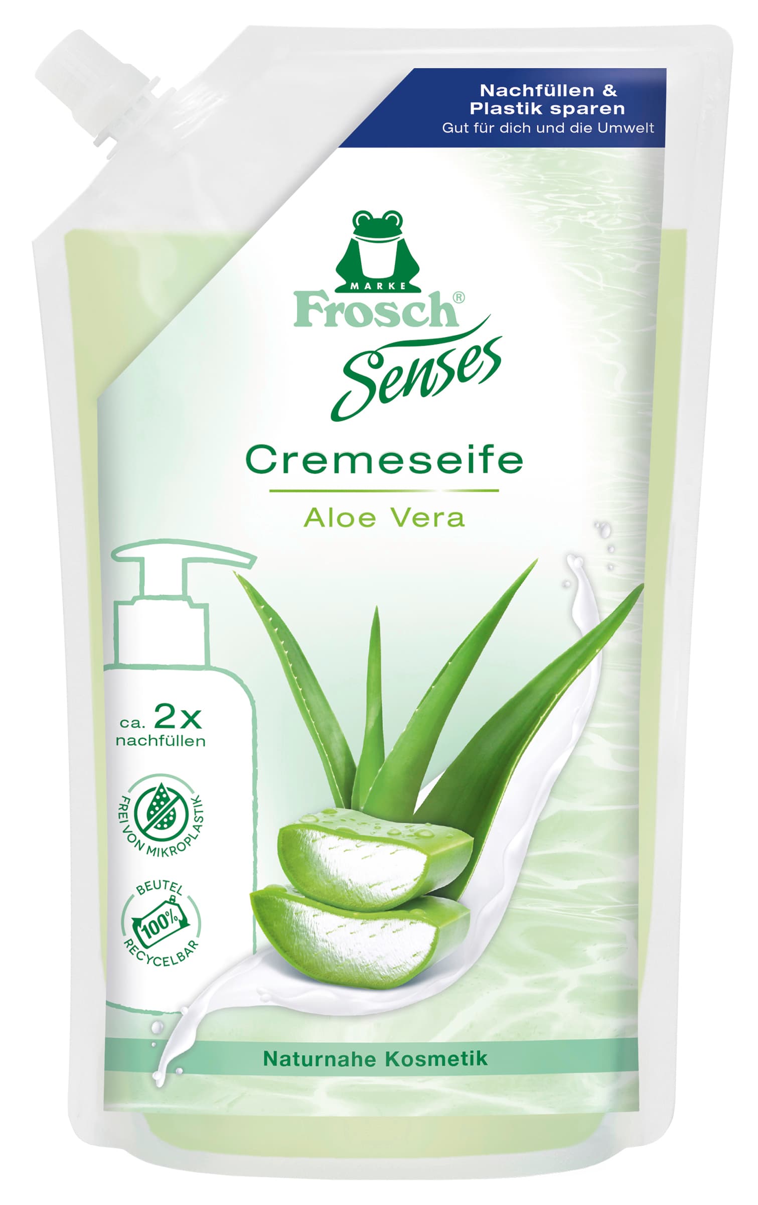 Frosch Reine Pflege Aloe Vera Cremeseife 500 ml Nachfüllung
