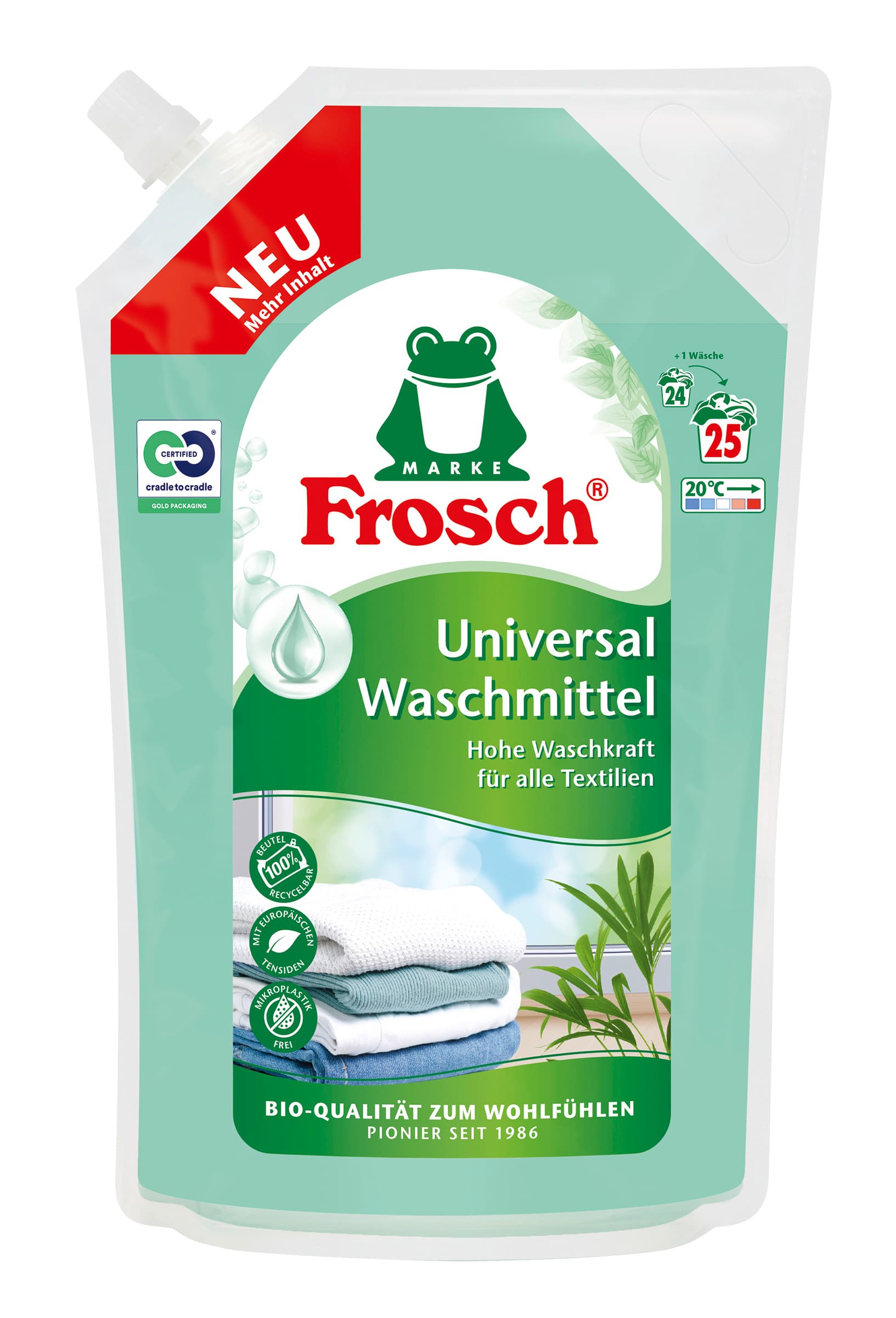 Frosch Universal Waschmittel Nachfüllung