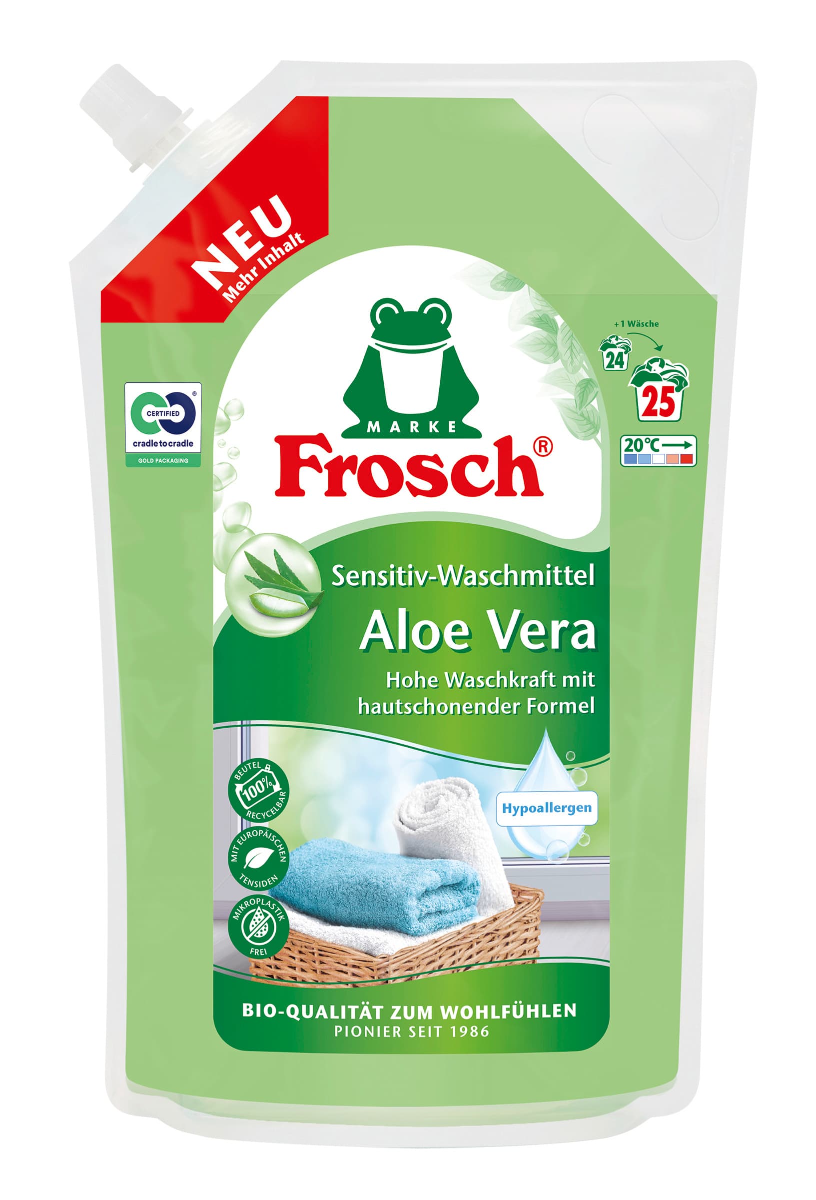 Frosch Sensitiv-Waschmittel Aloe Vera