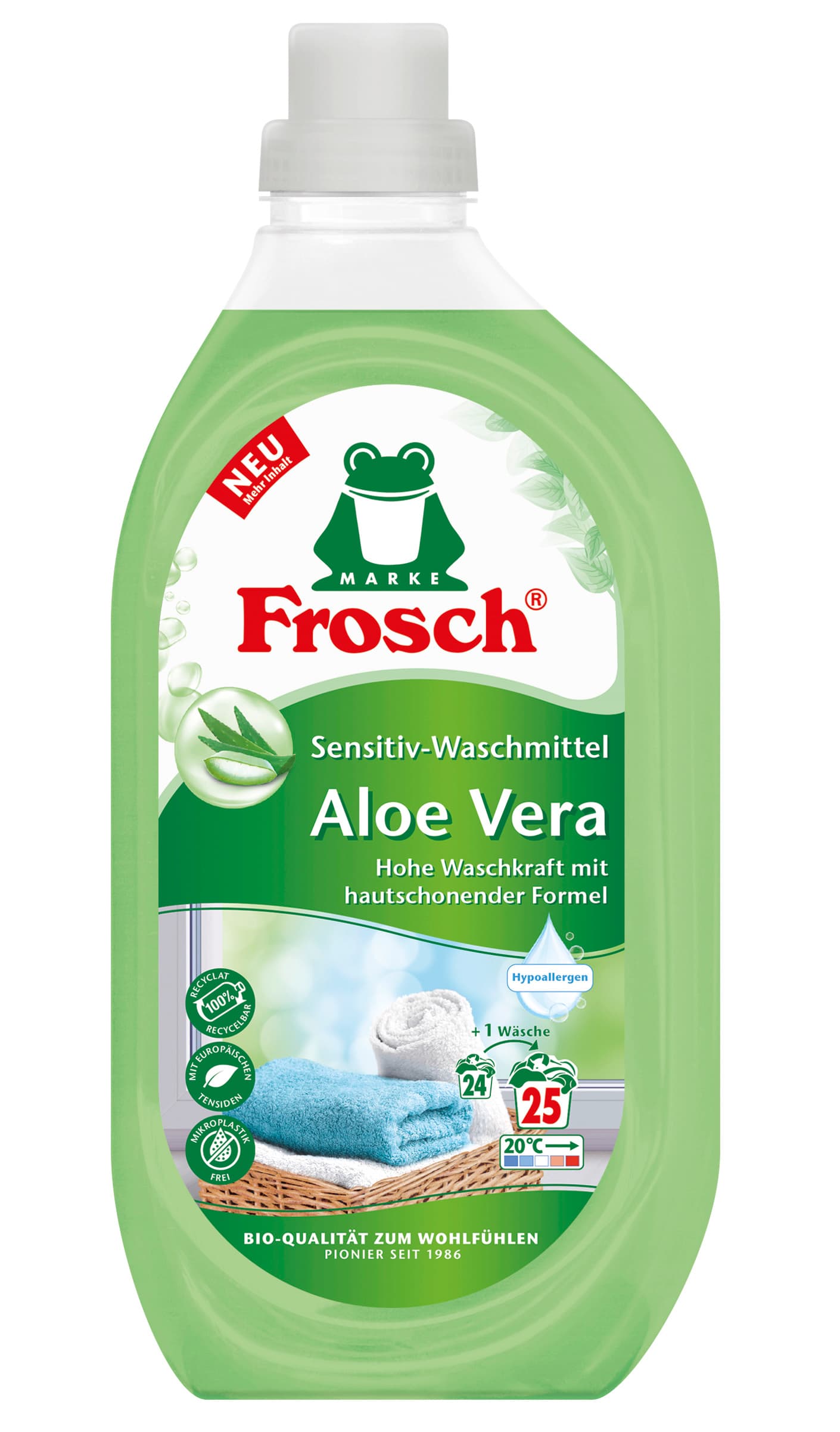 Frosch Sensitiv-Waschmittel Aloe Vera