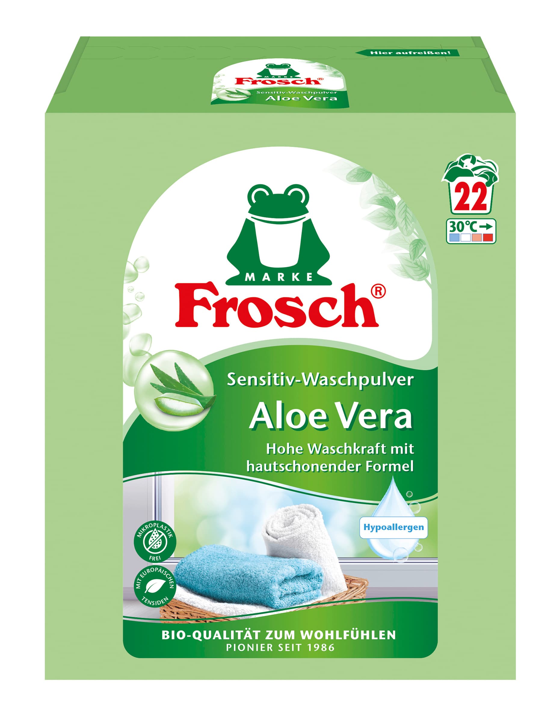 Frosch Aloe Vera Sensitiv-Waschpulver