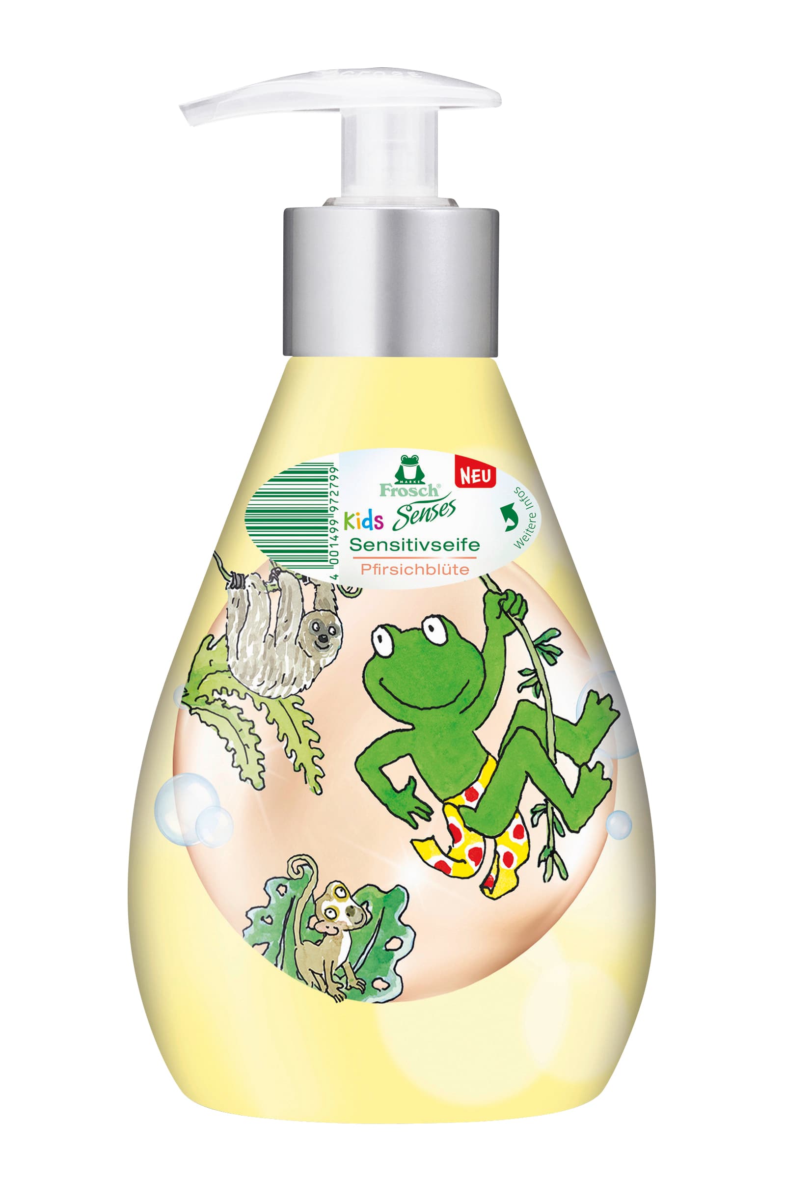 Frosch Senses Sensitivseife Pfirsichblüte Kids