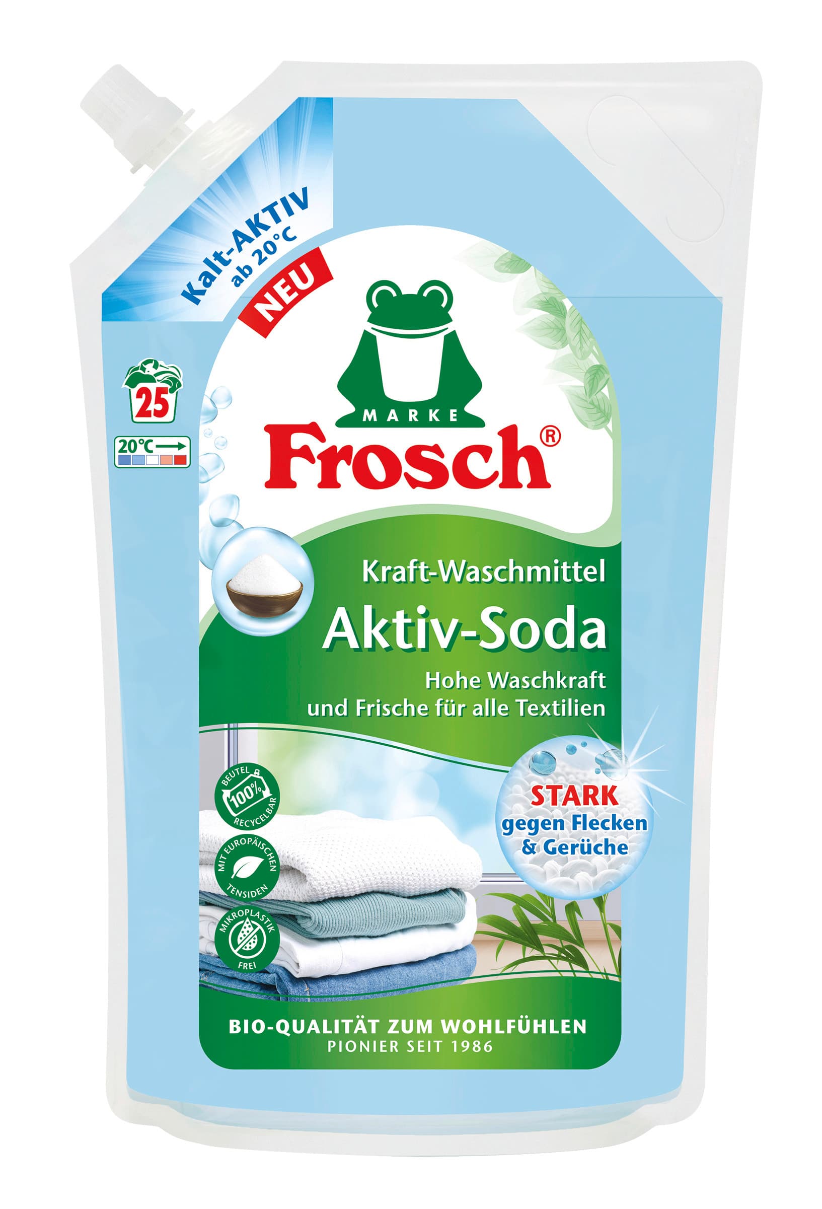 Frosch Kraft-Waschmittel Aktiv Soda