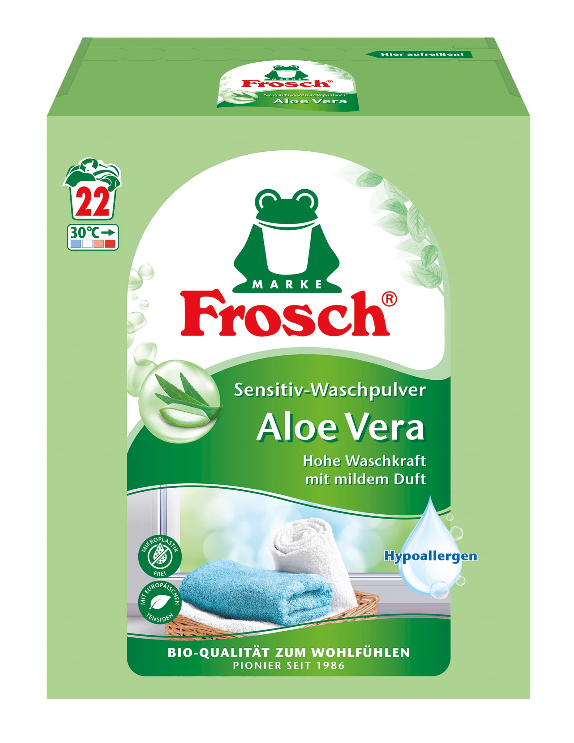 Frosch Sensitiv-Waschpulver Aloe Vera 1,45 KG