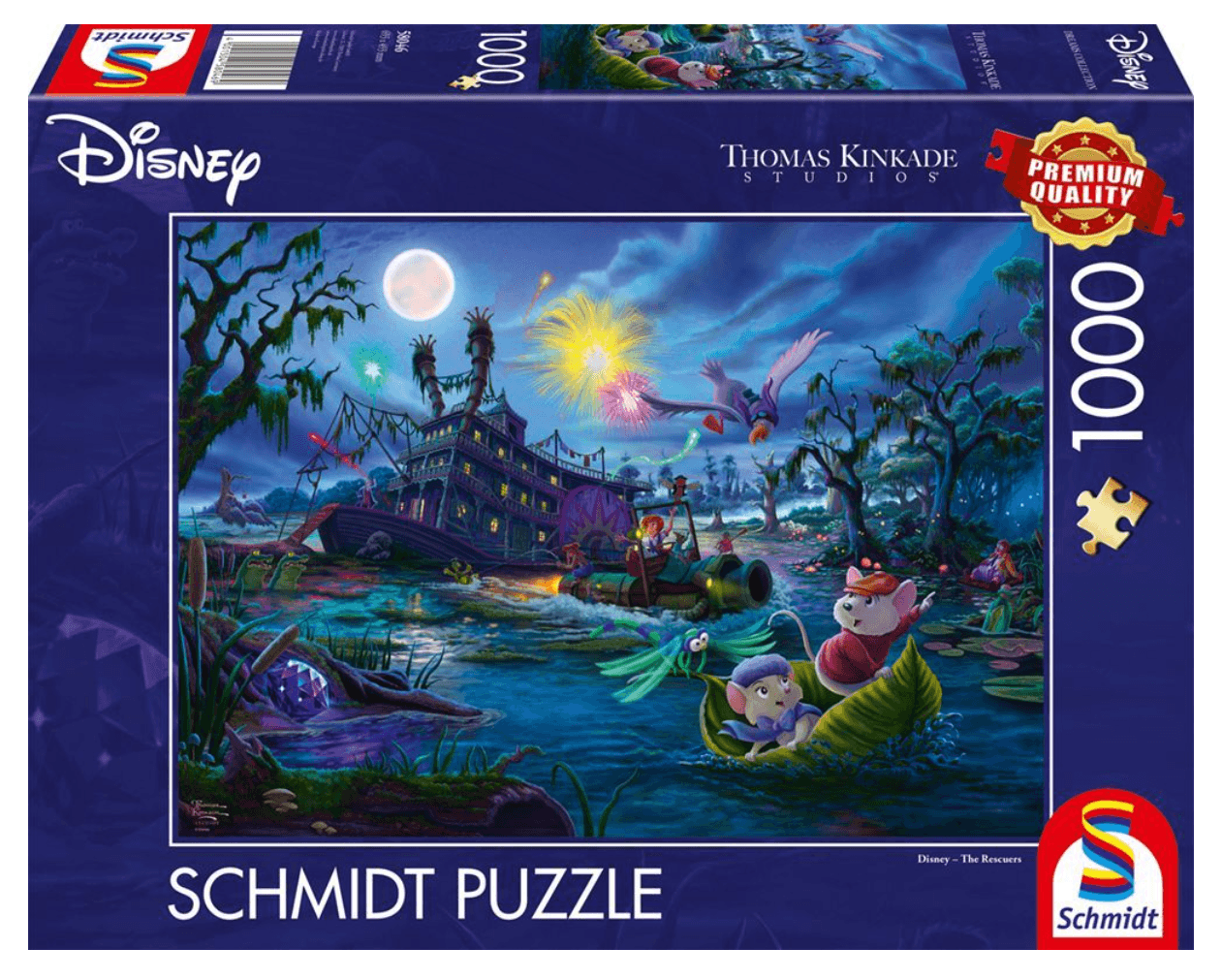 Schmidt Spiele Disney Die Retter Puzzle 1000 Teile Thomas Kinkade