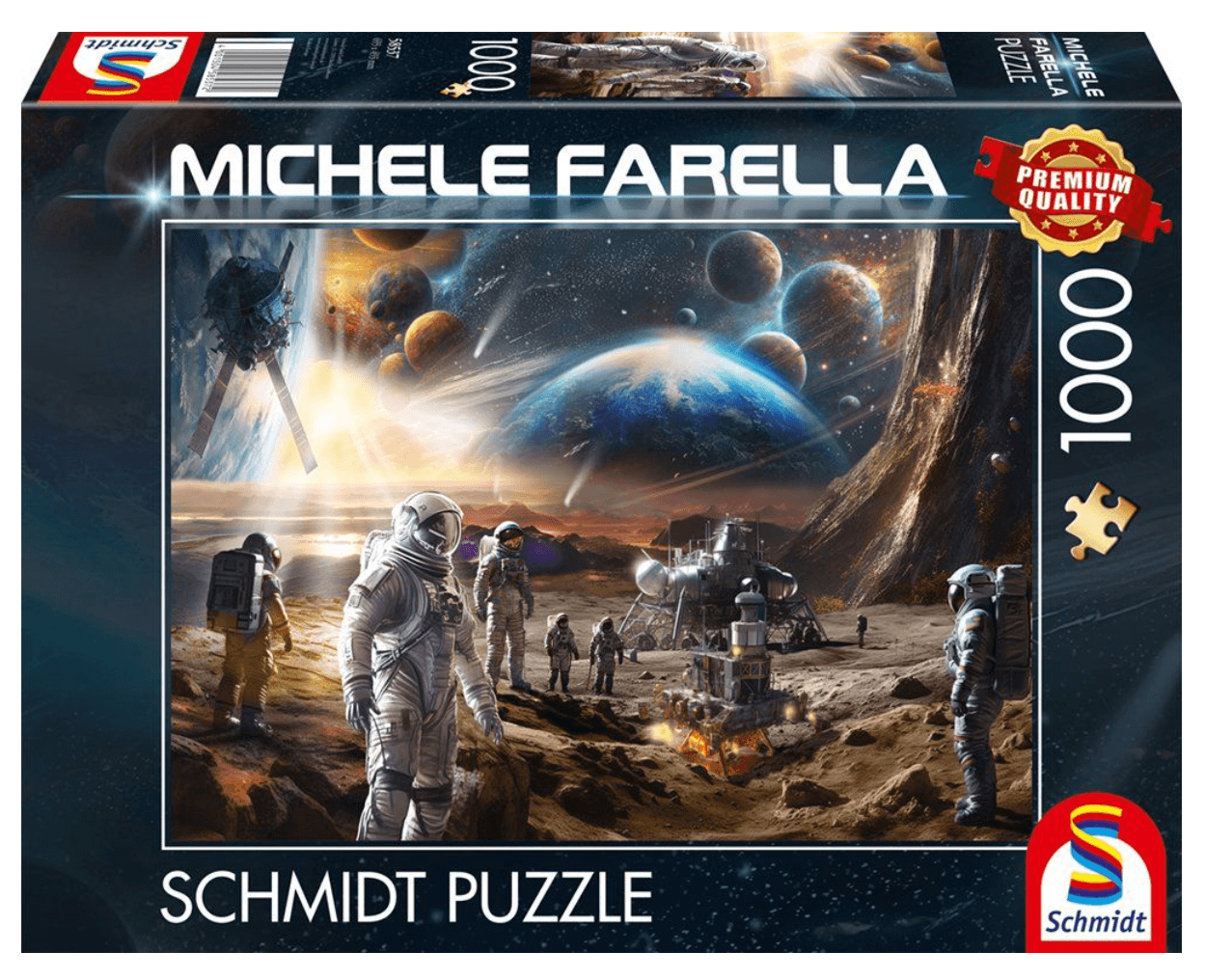 Schmidt Spiele Michele Farella Raumfahrtmissionen Puzzle 1000 Teile