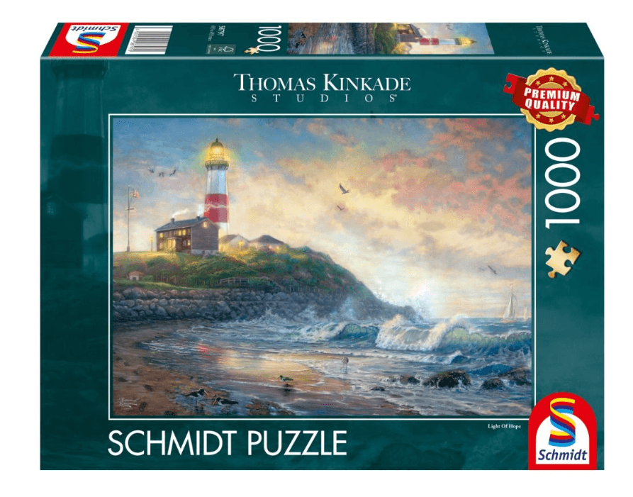 Schmidt Spiele Thomas Kinkade Leuchtturm der Hoffnung Puzzle 1000 Teile