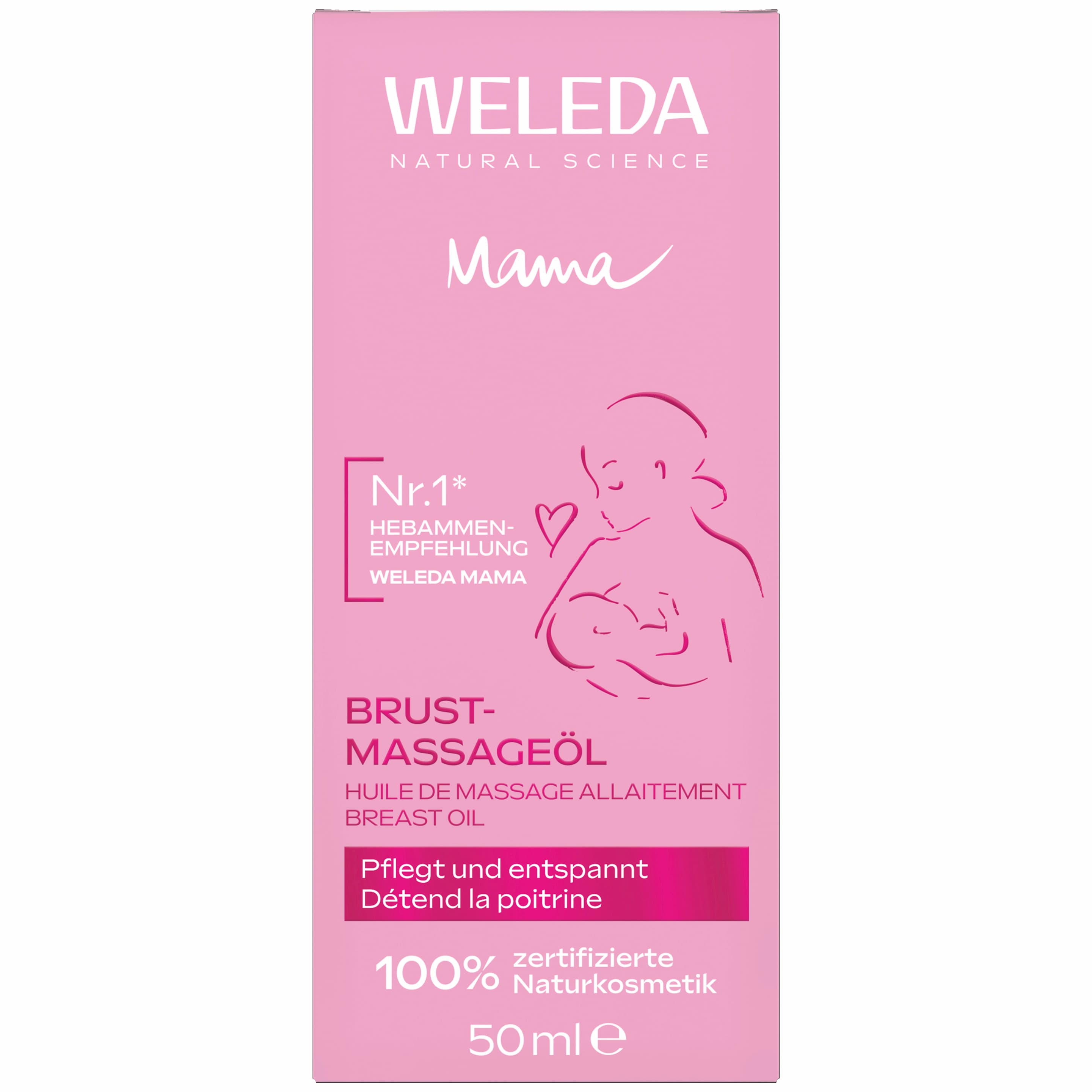WELEDA MAMA Brust Massageöl