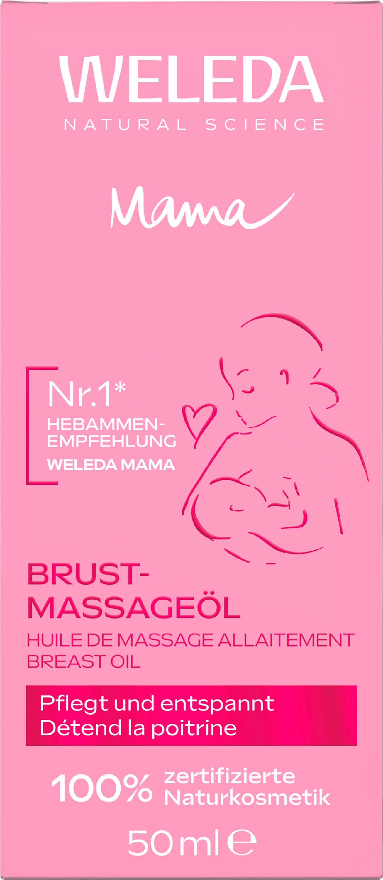 WELEDA MAMA Brust Massageöl