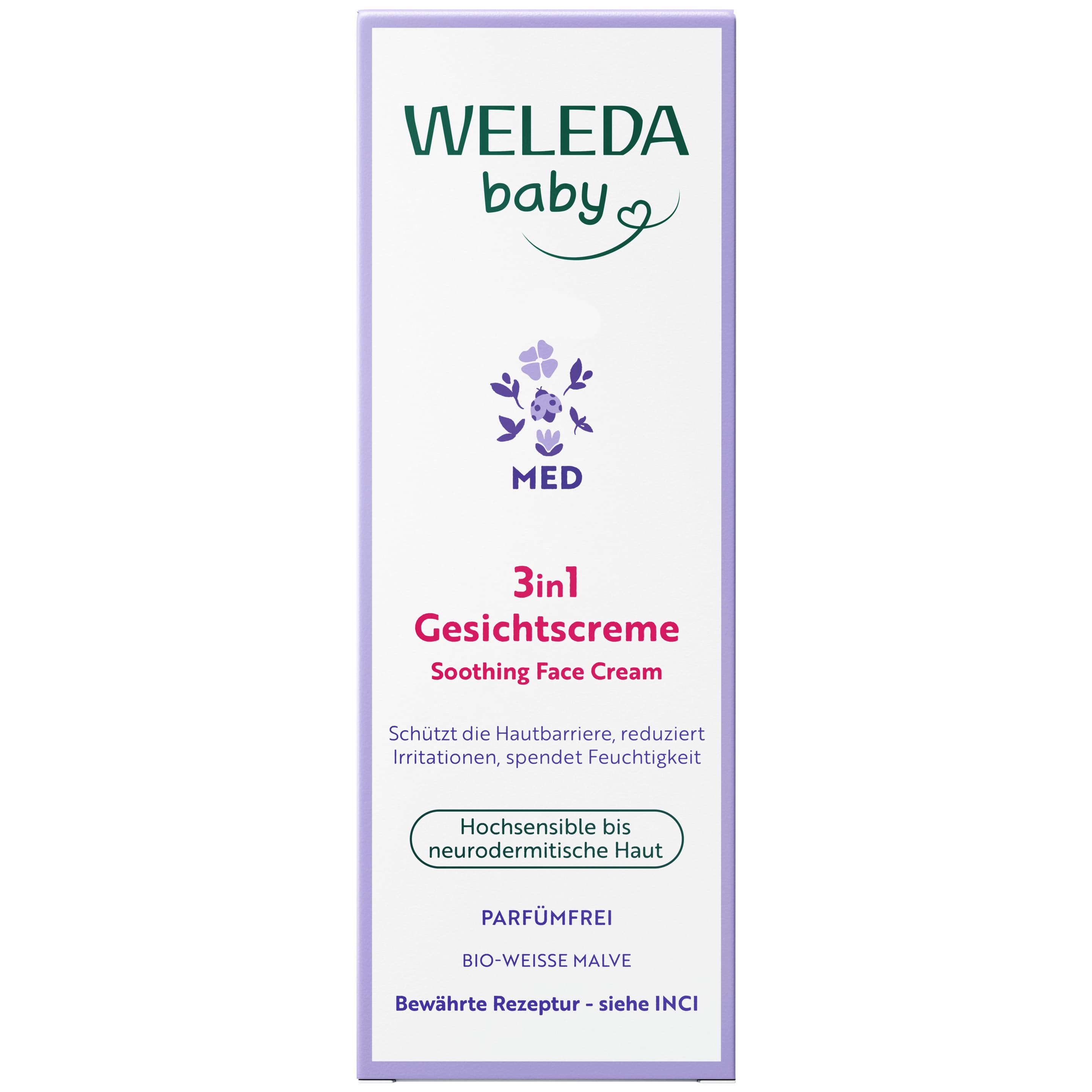 WELEDA BABY DERMA WEIßE MALVE Gesichtscreme