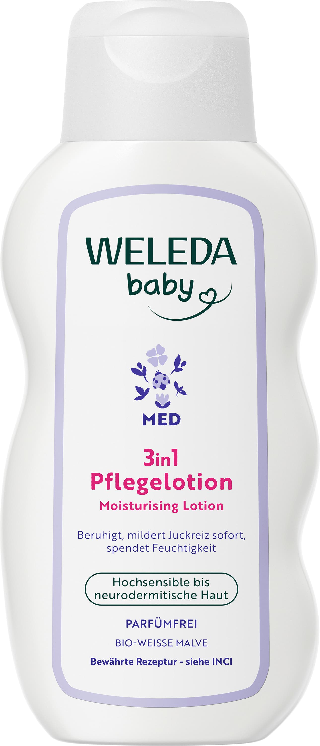 WELEDA BABY DERMA WEIßE MALVE Pflegelotion