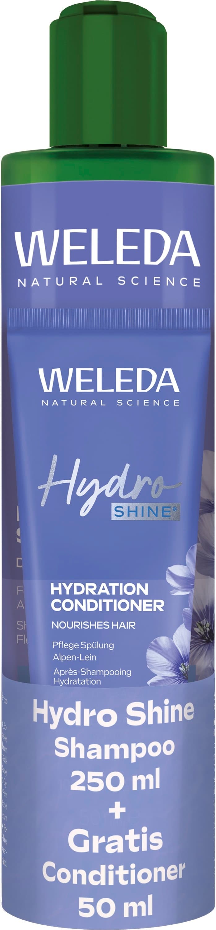 WELEDA HydraShine Feuchtigkeits-Shampoo Alpen-Lein