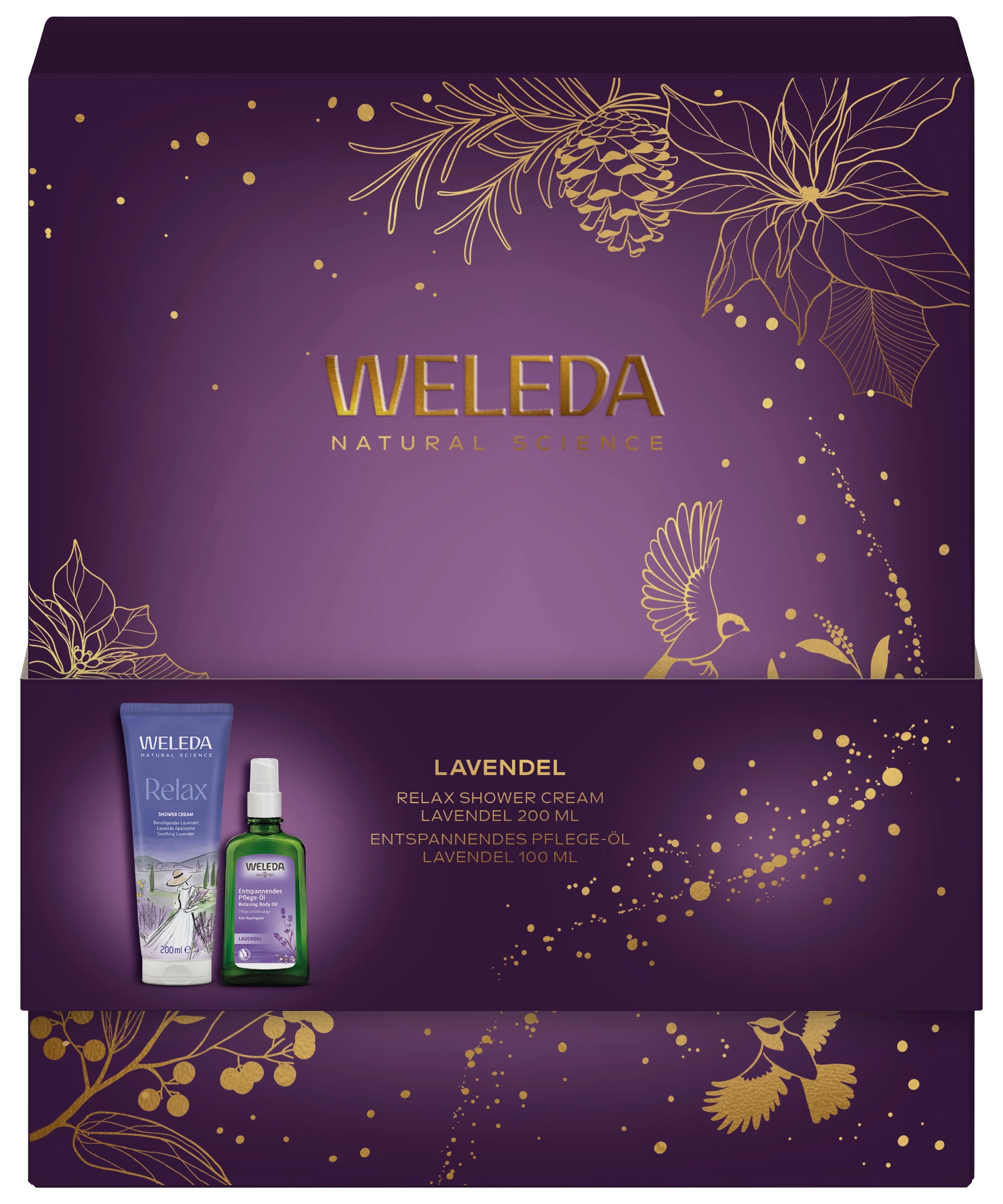 WELEDA Lavendel Duschgel + Körperöl Geschenkpackung