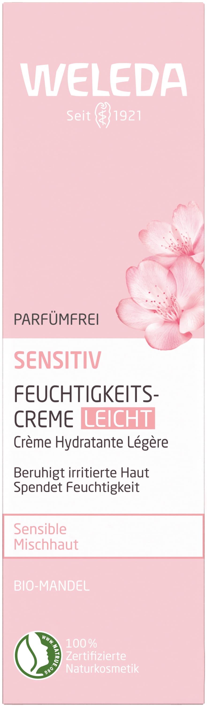 WELEDA Sensitiv Feuchtigkeitscreme leicht Bio-Mandel