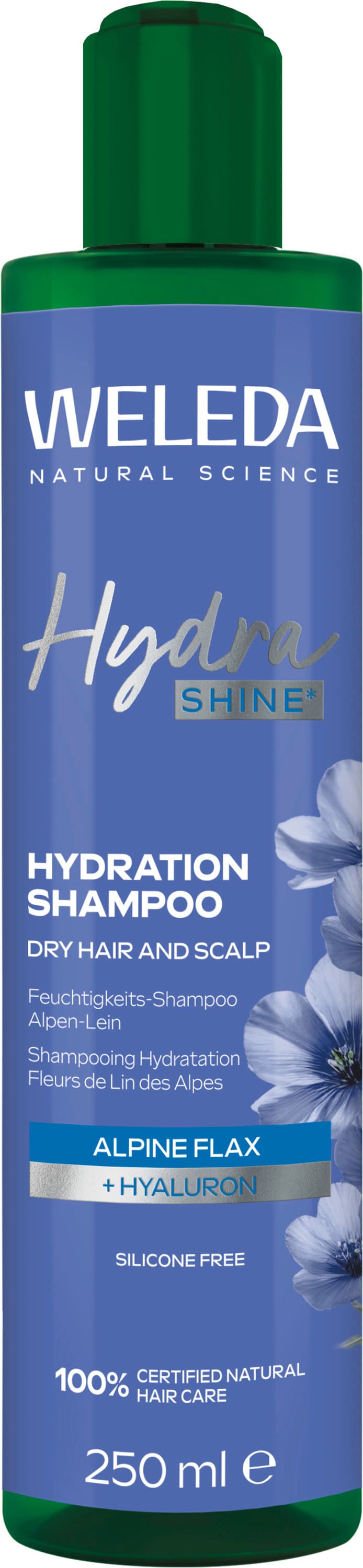 WELEDA HydraShine Feuchtigkeits-Shampoo Alpen-Lein