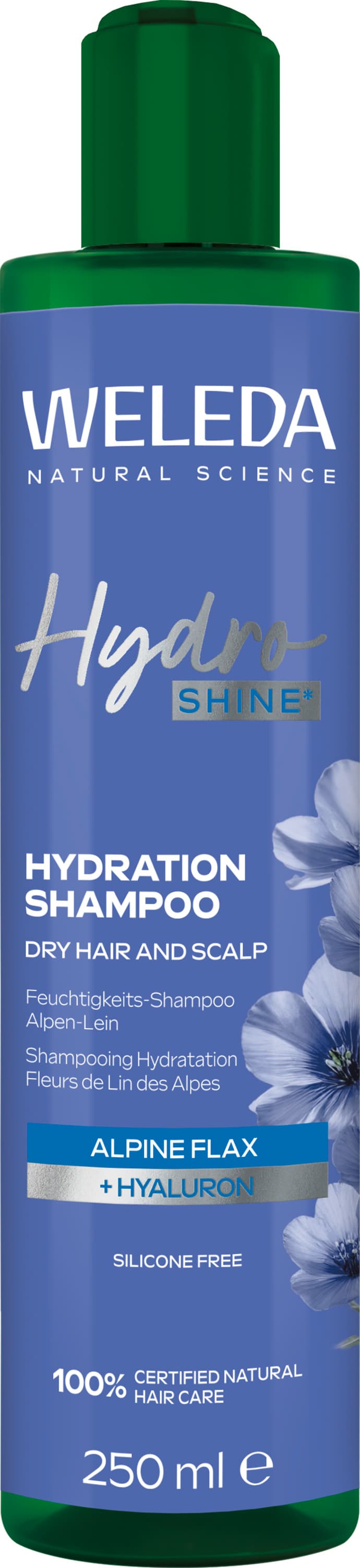 WELEDA HydraShine Feuchtigkeits-Shampoo Alpen-Lein