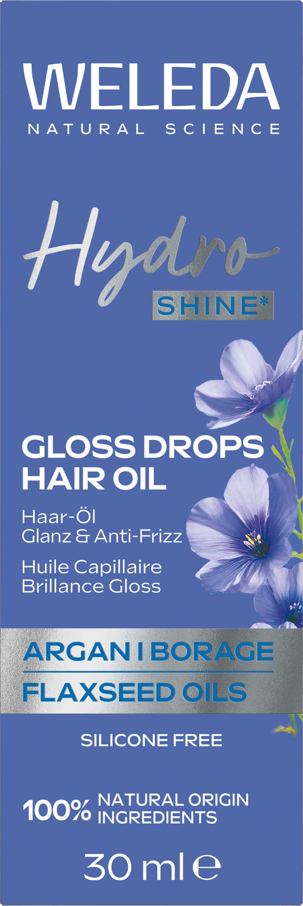 WELEDA HydraShine Gloss Drops Haaröl Alpen-Lein