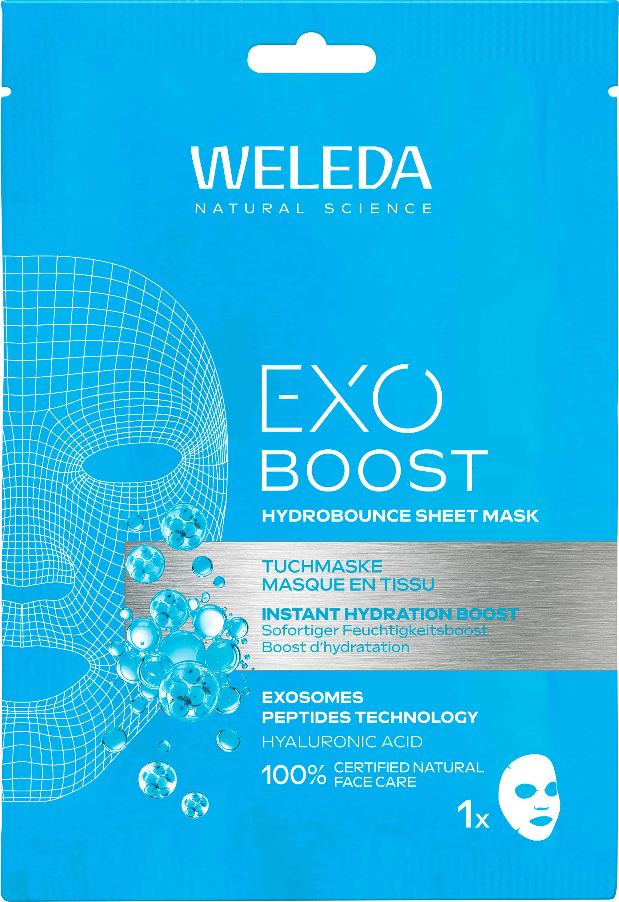 WELEDA Exo Boost Hydrobounce Tuchmaske