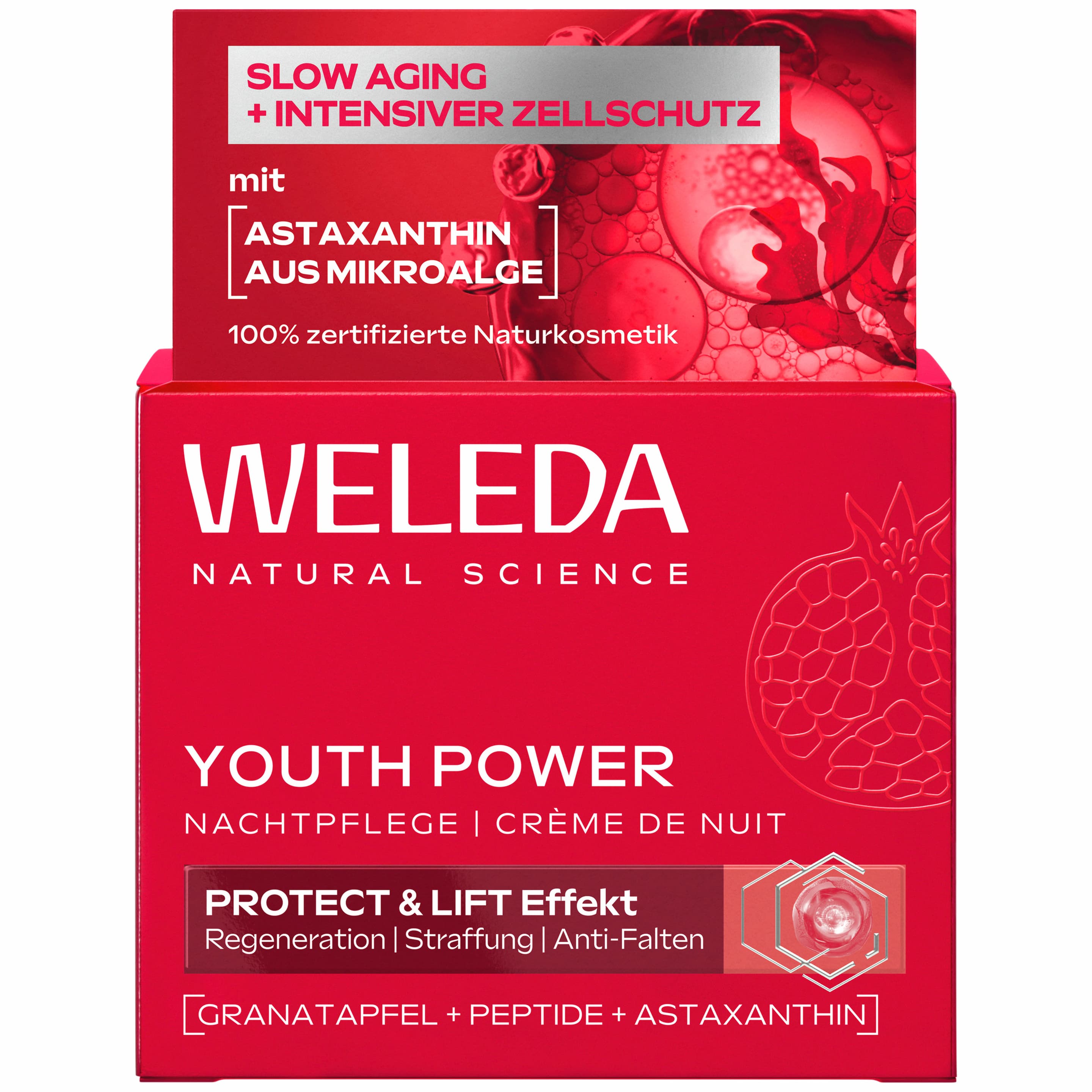 WELEDA Youth Power Nachtpflege Granatapfel
