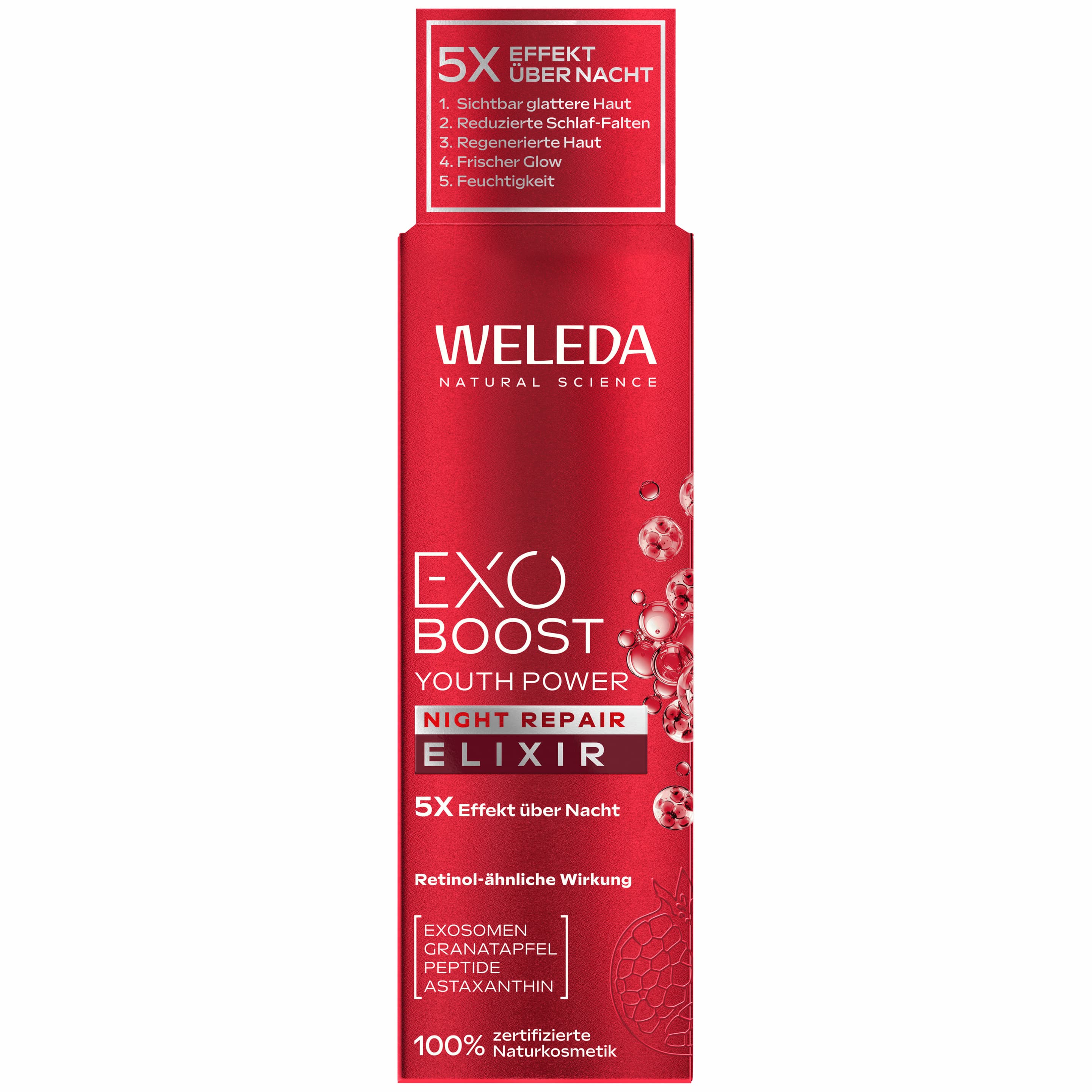 WELEDA EXO Youth Power Night Repair Elixir Granatapfel