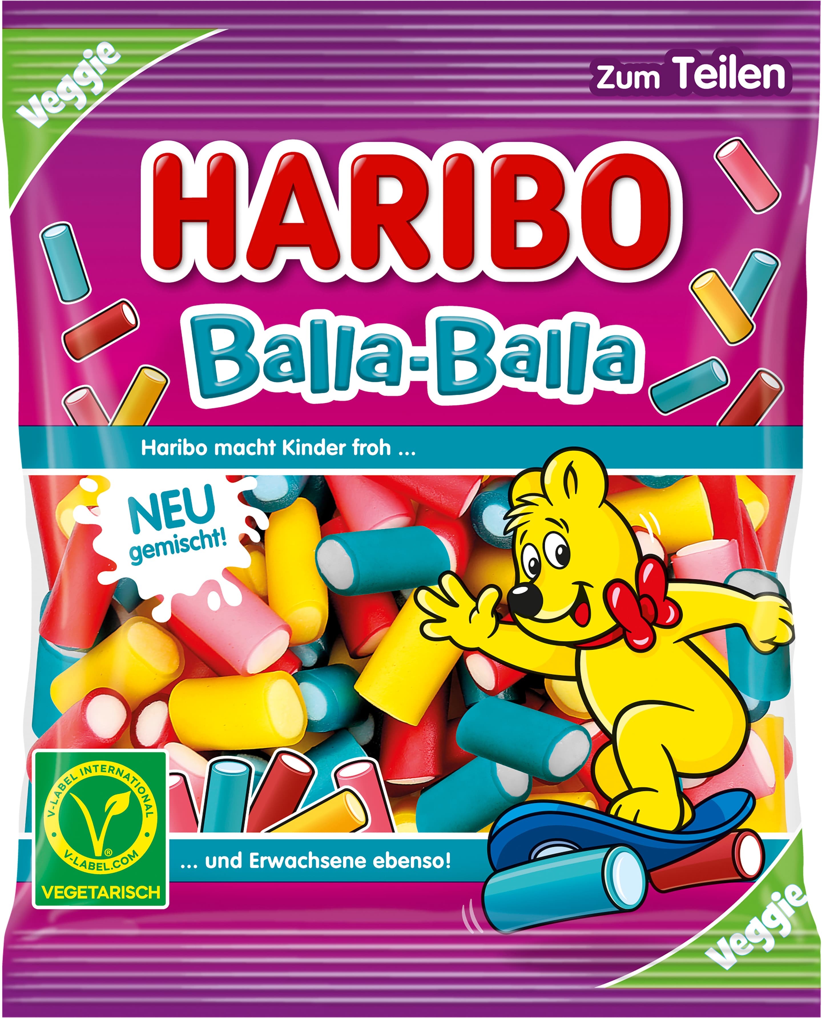 Haribo Fruchtgummi Balla-Balla Veggie