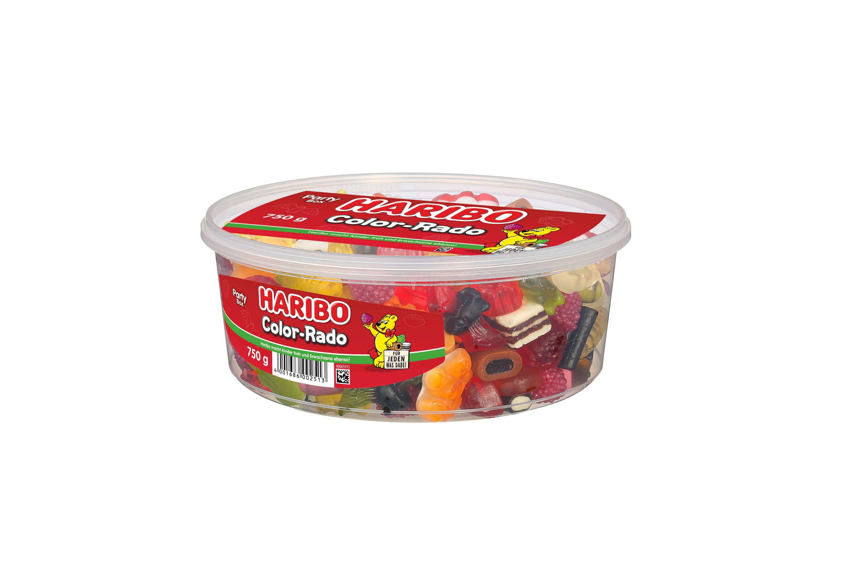 Haribo Mischung mit Lakritz Color-Rado Partybox