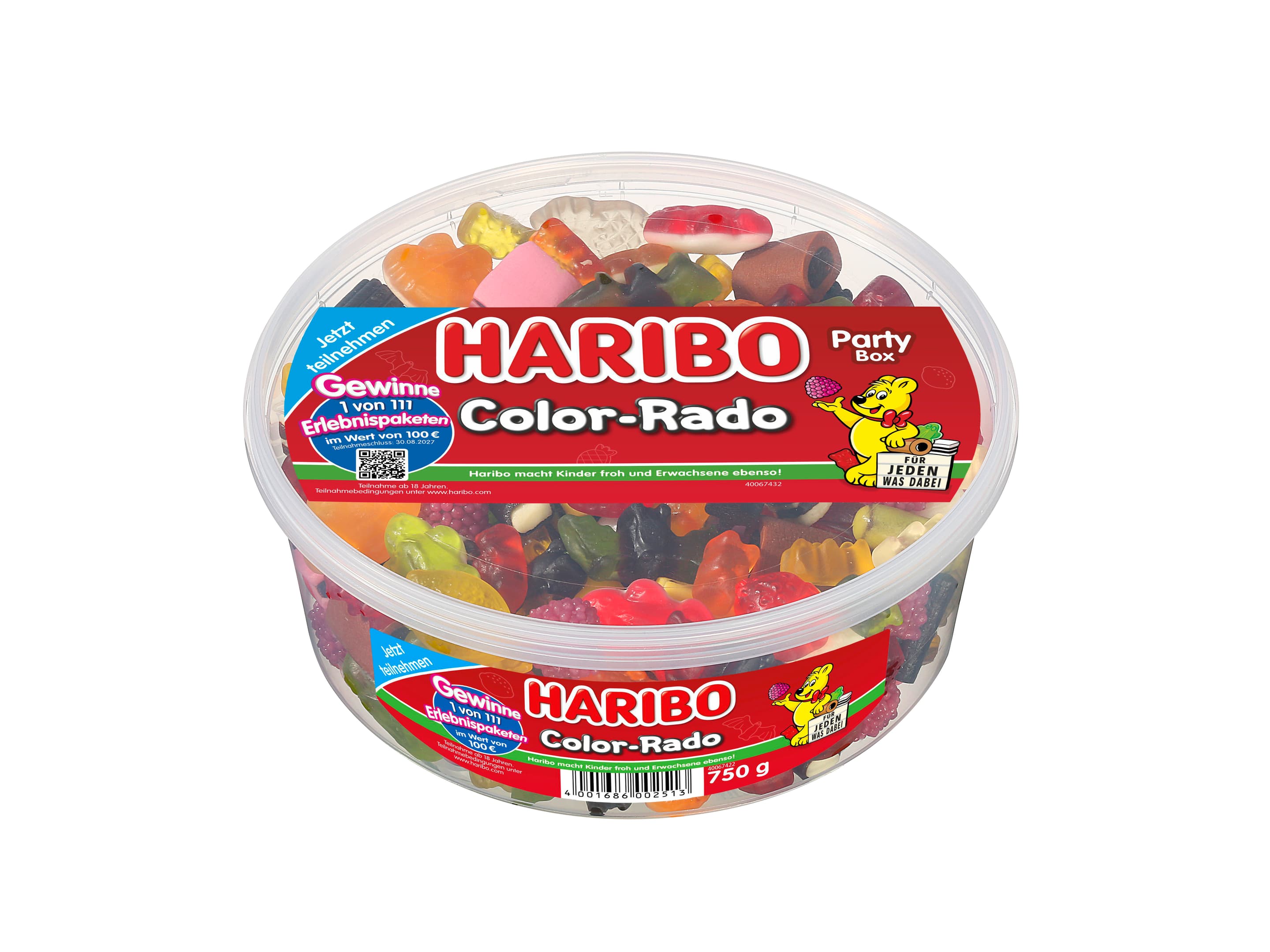 Haribo Mischung mit Lakritz Color-Rado Partybox