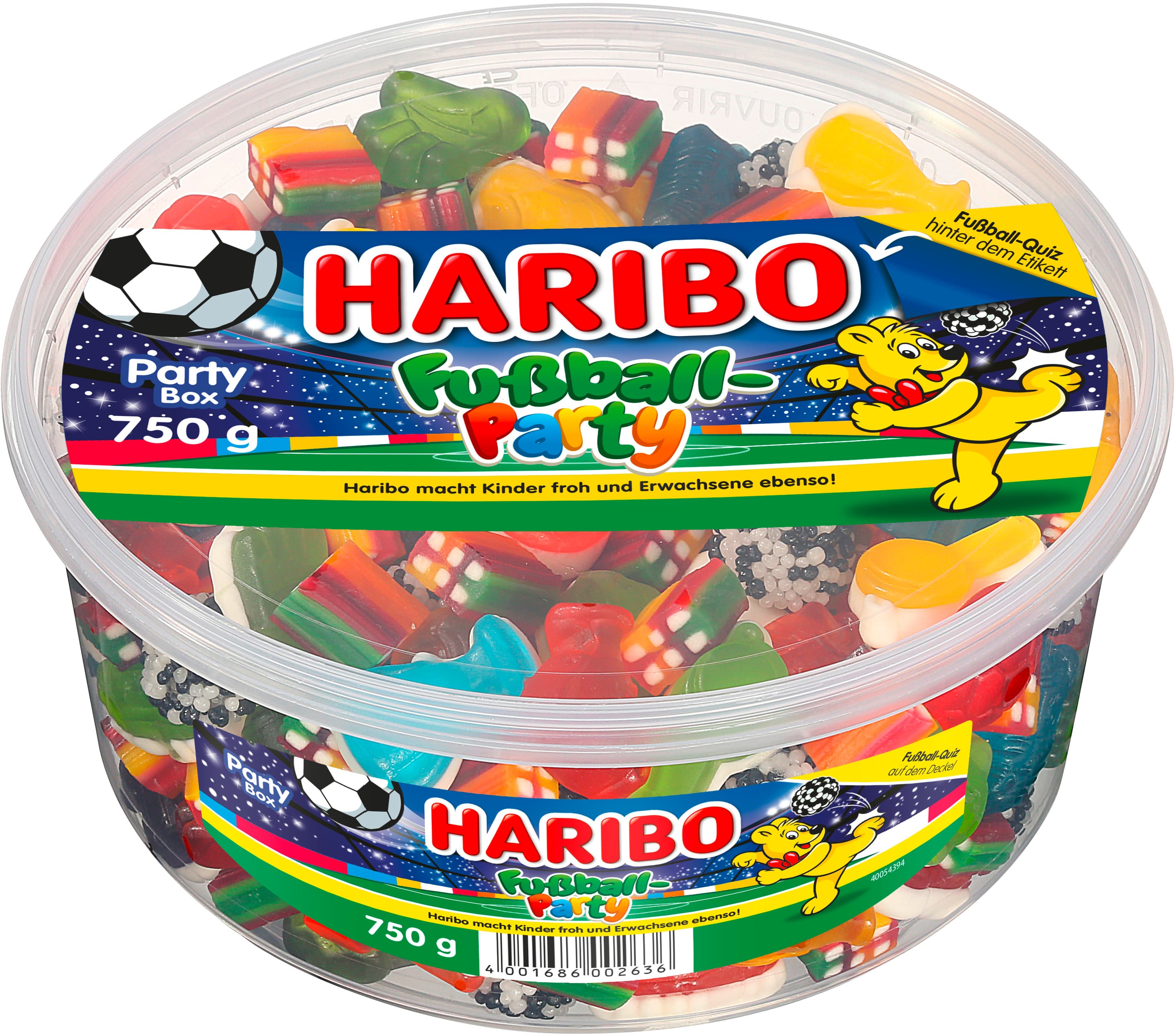 Haribo Fruchtgummi Fußballparty