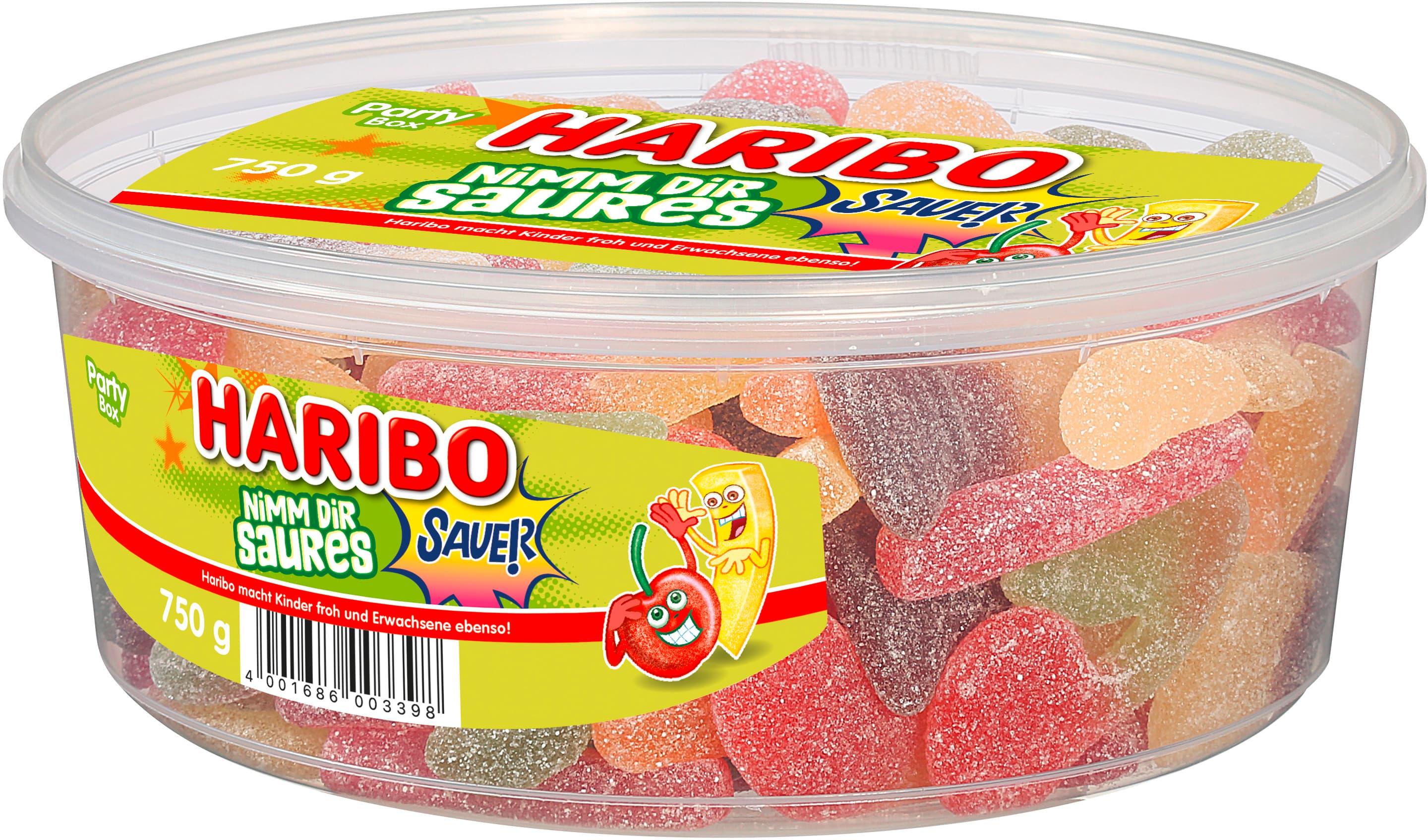 Haribo Fruchtgummi Nimm Dir Saures Runddose
