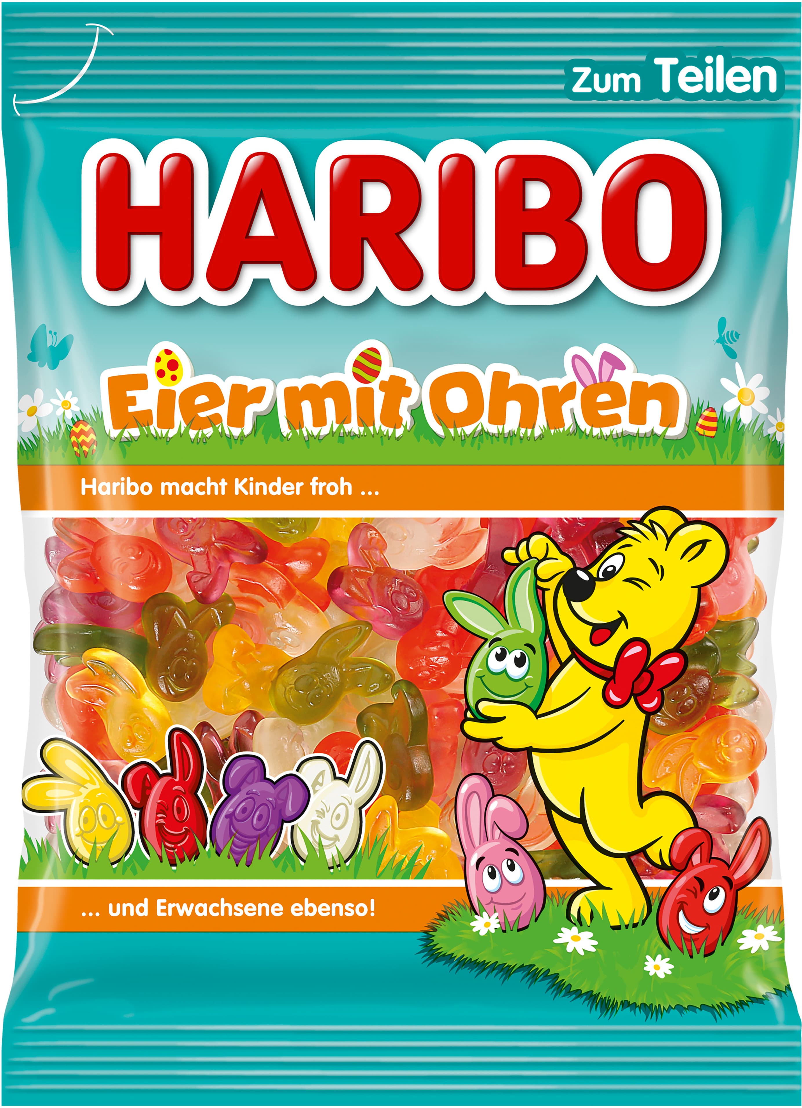 Haribo Fruchtgummi Eier mit Ohren