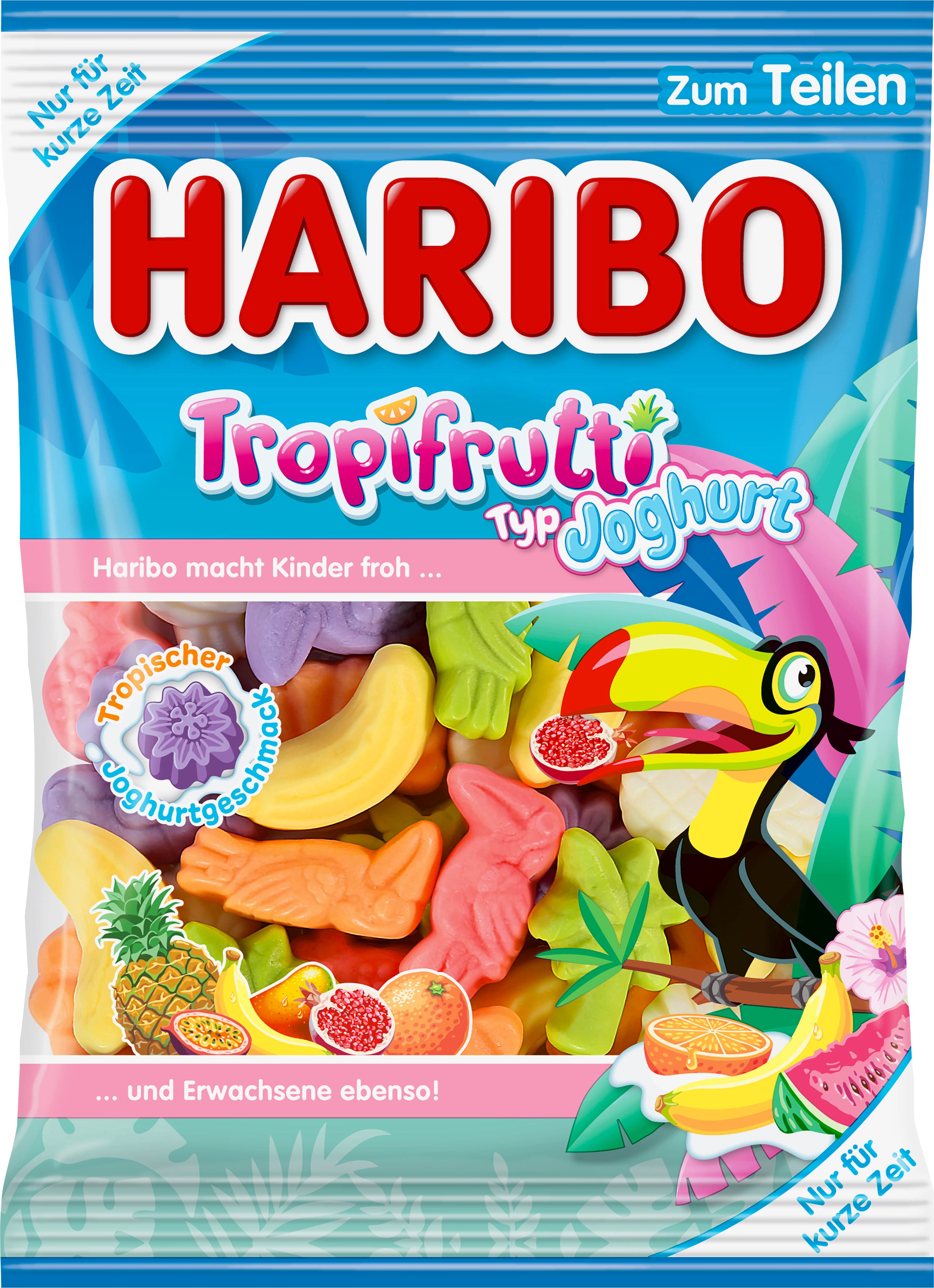 Haribo Fruchtgummi Tropifrutti Typ Joghurt
