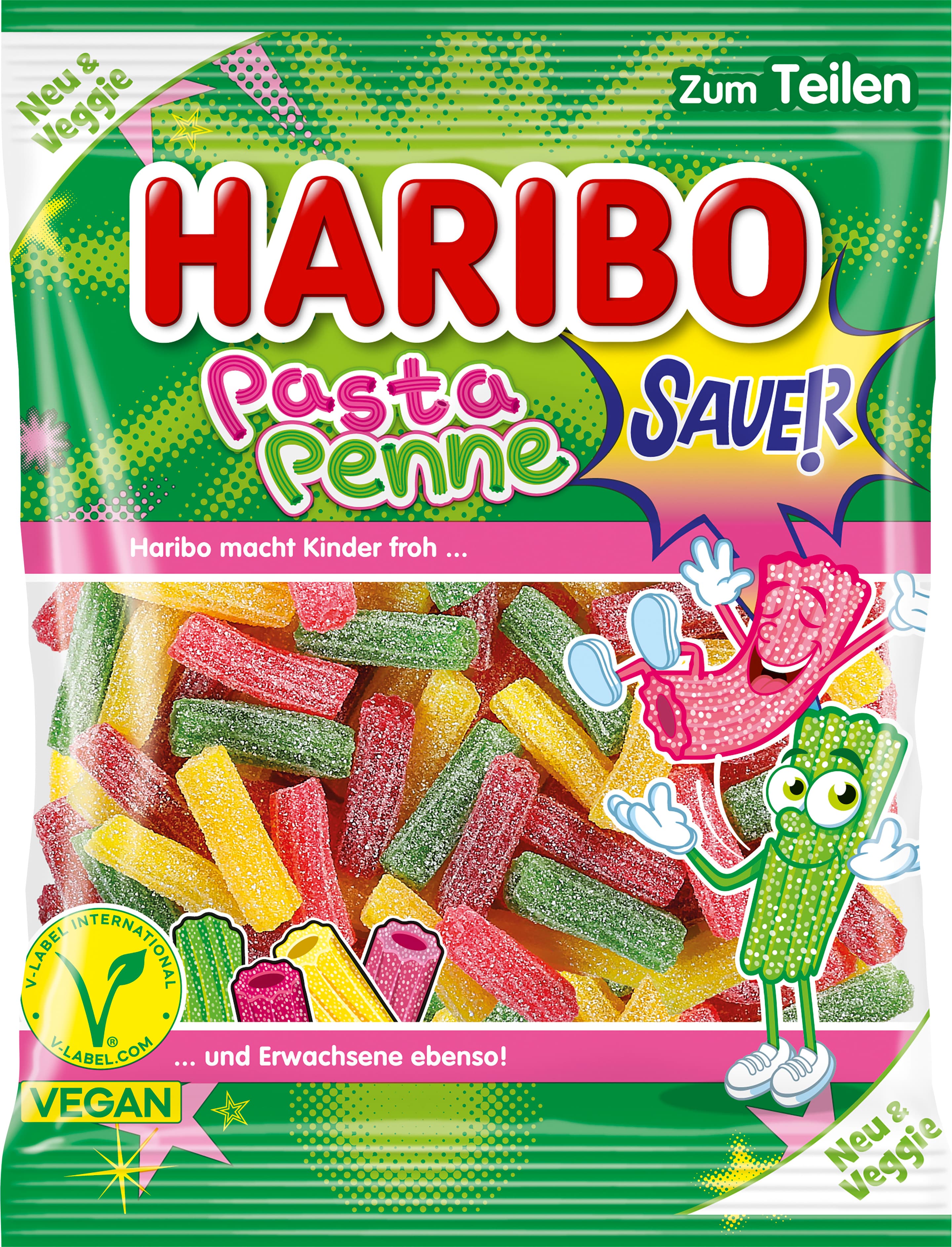 Haribo Süssware Pasta Penne Sauer