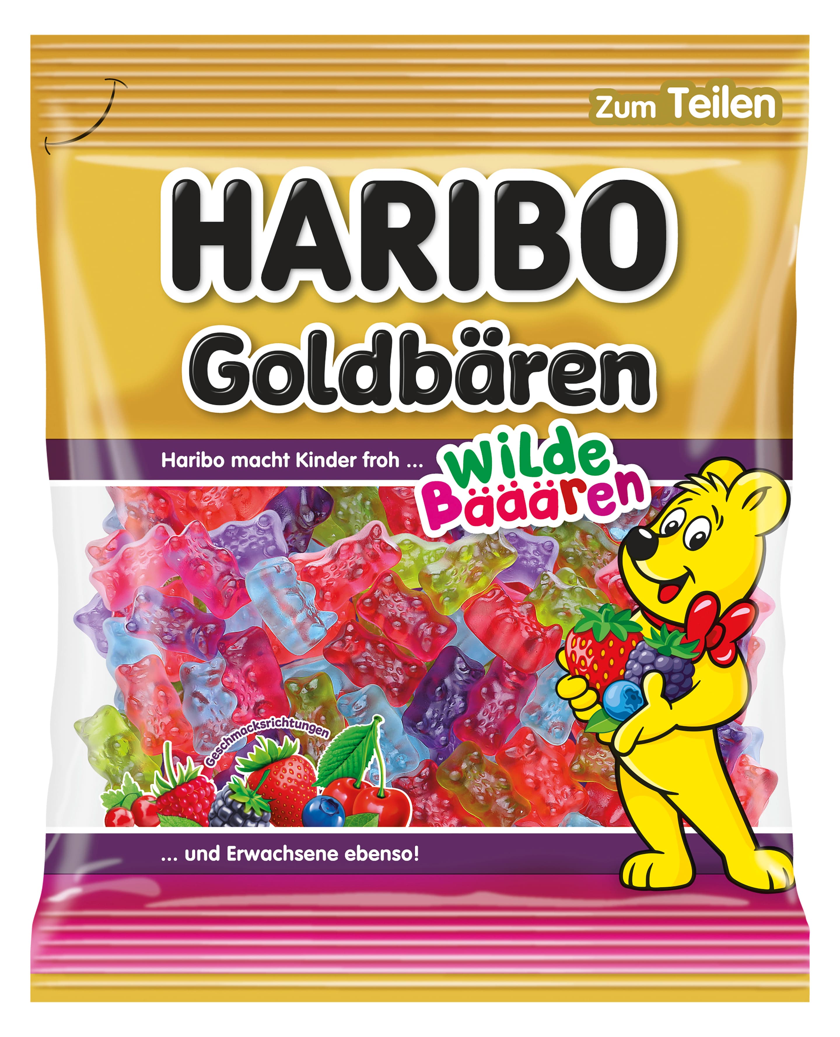 Haribo Fruchtgummi Goldbären Wilde Bääären