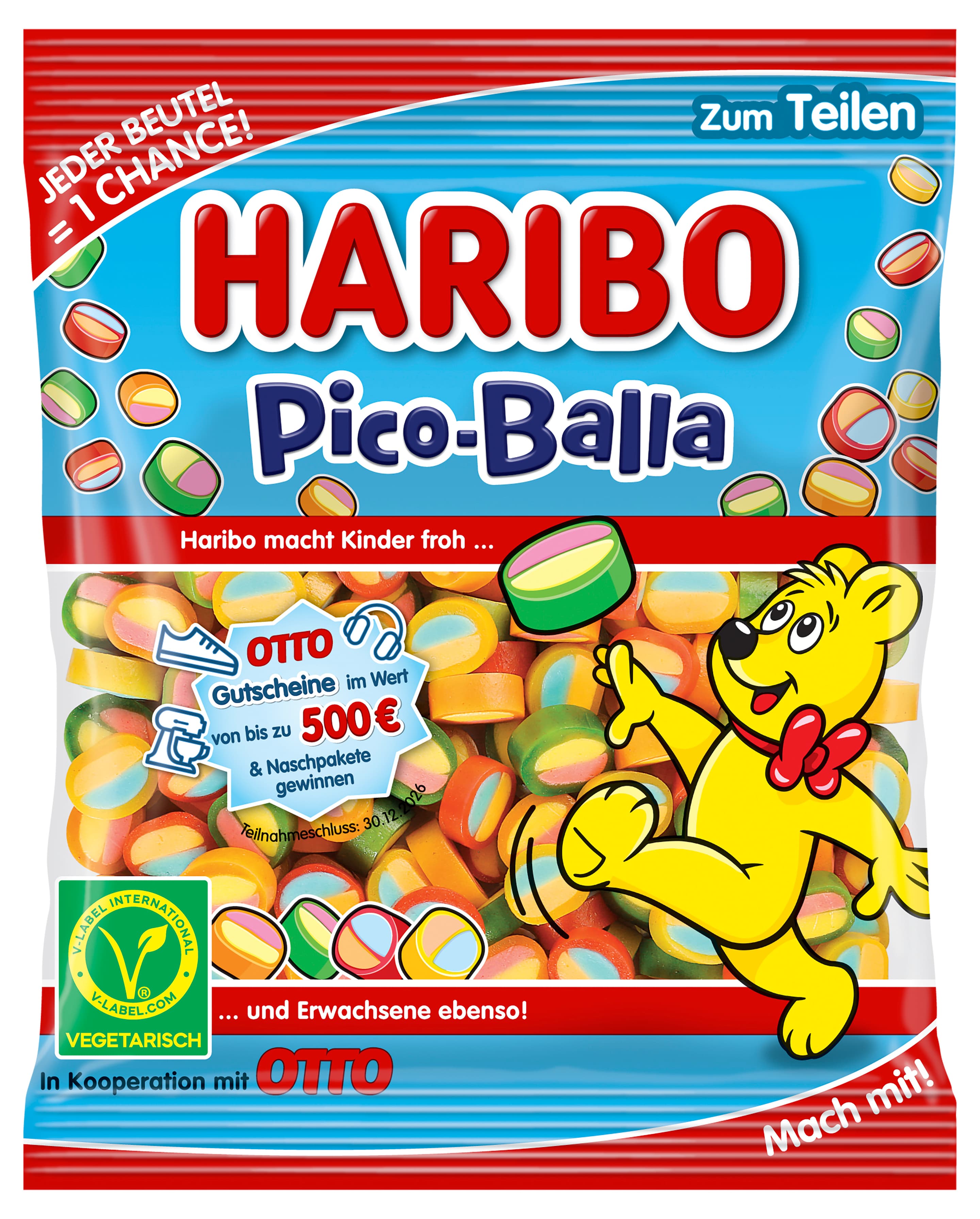 Haribo Fruchtgummi-Konfekt Pico-Balla