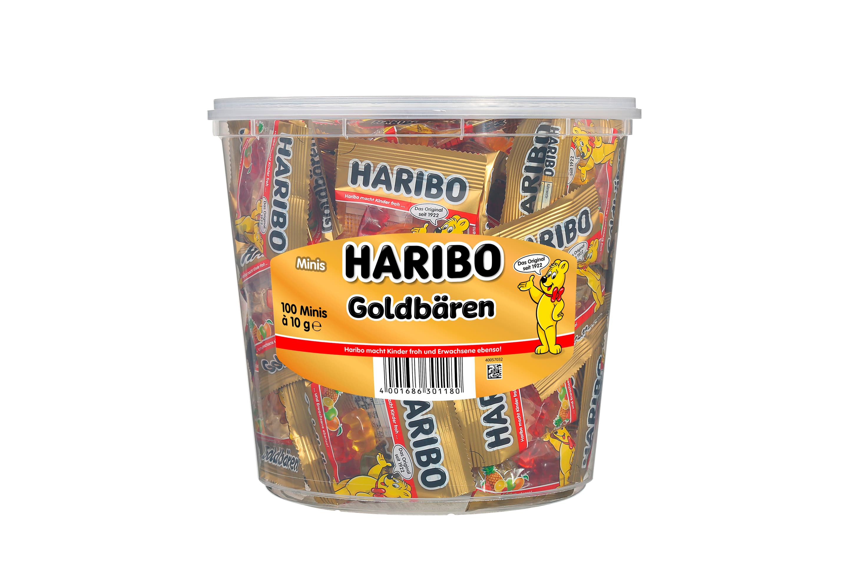Haribo Fruchtgummi Goldbären Minis Runddose