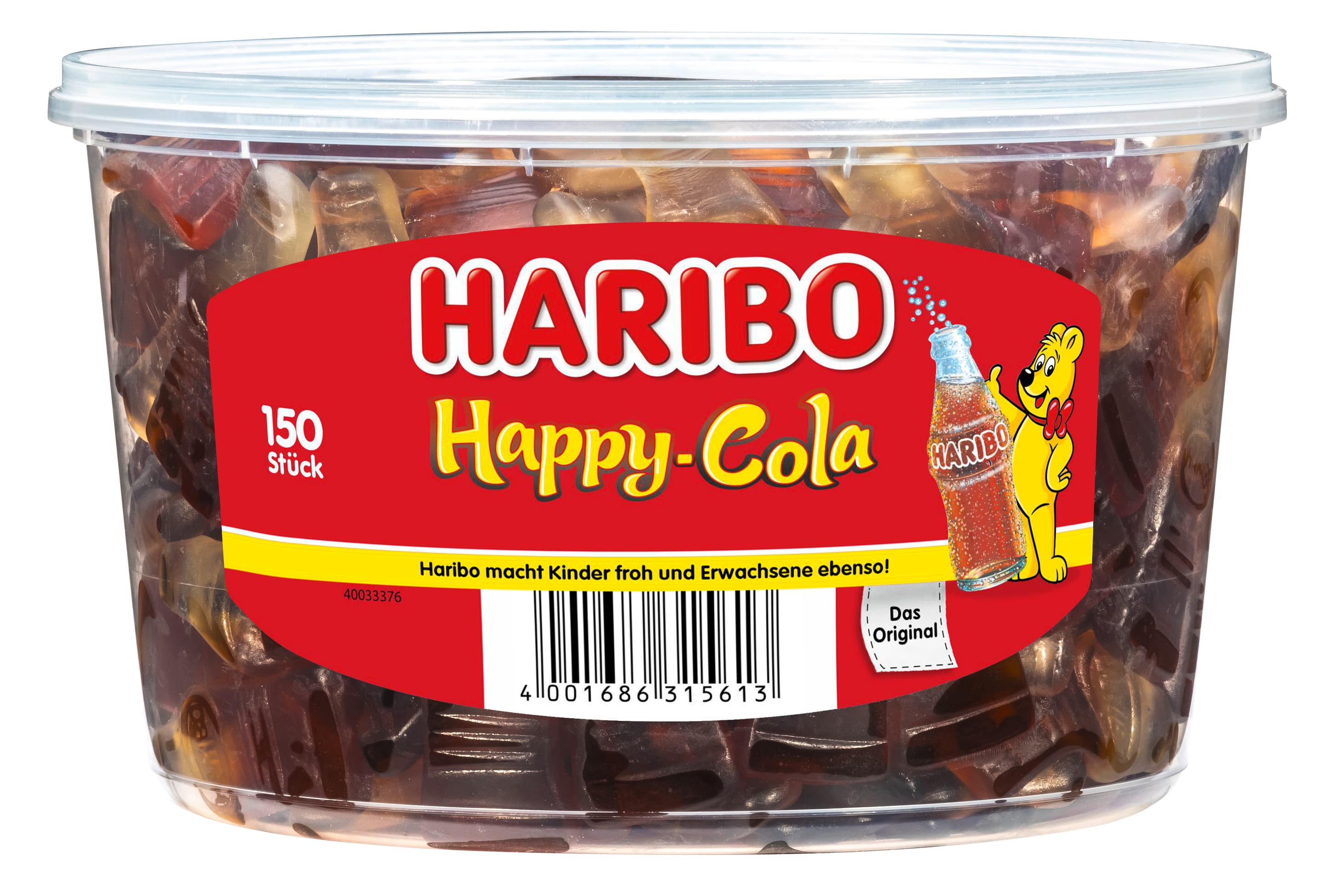 Haribo Fruchtgummi Happy Cola Runddose