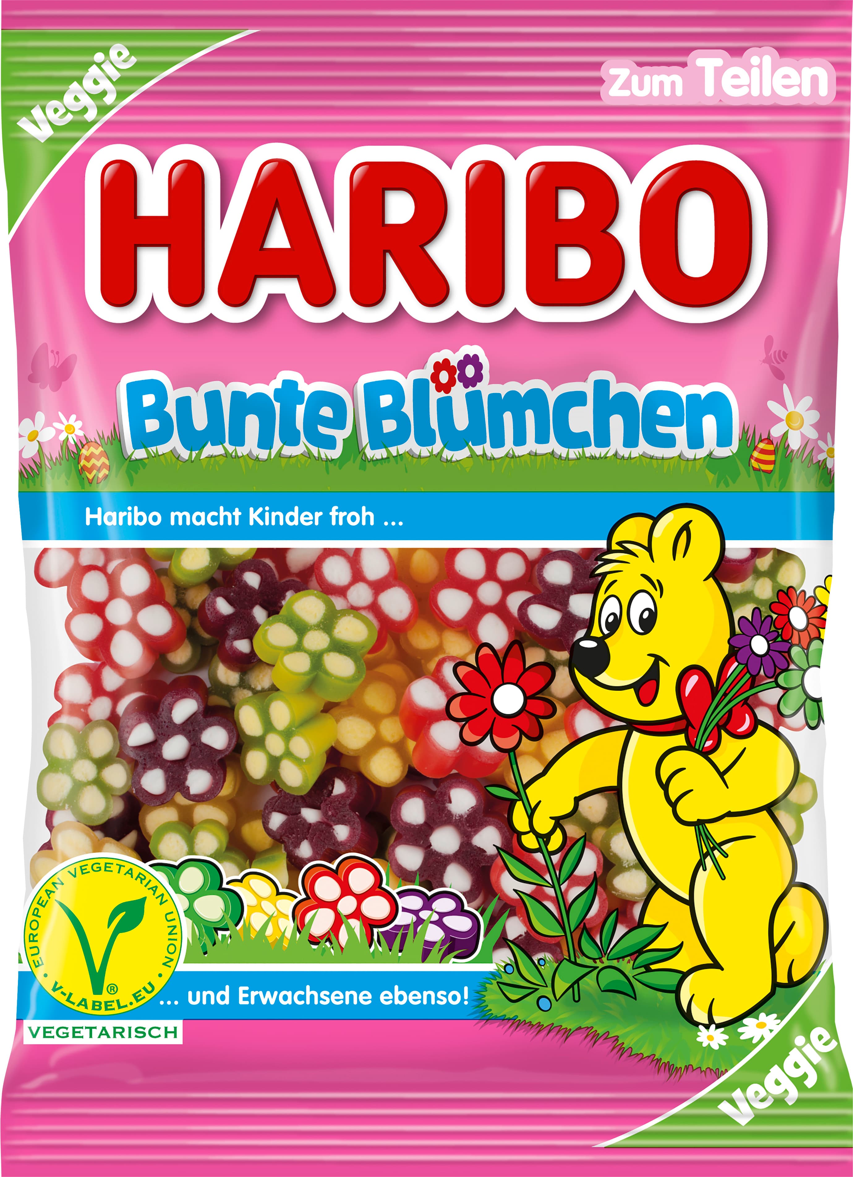 Haribo Fruchtgummi-Konfekt Bunte Blümchen