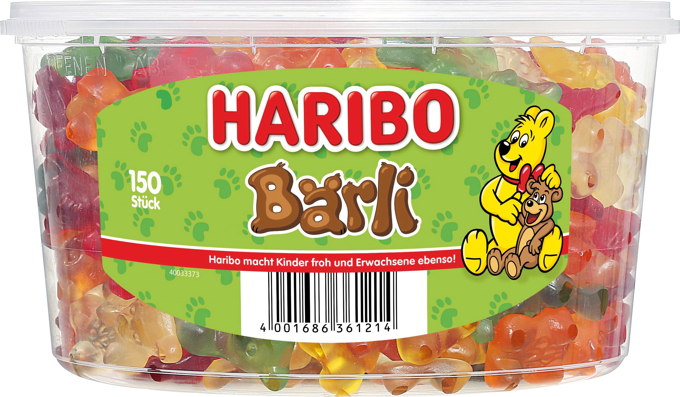 Haribo Fruchtgummi Bärli Runddose