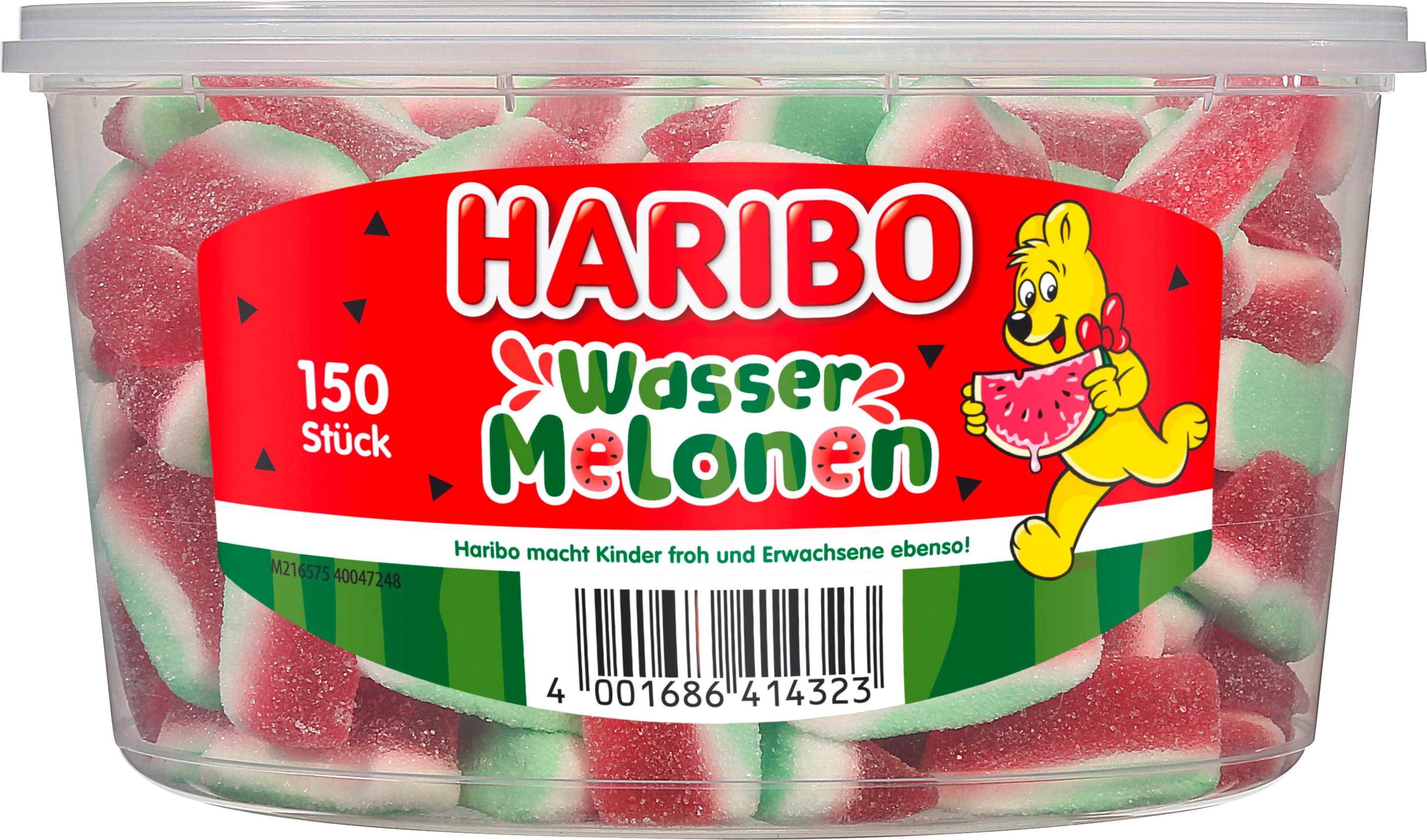 Haribo Fruchtgummi Mit Schaumzucker Wassermelonen Runddose
