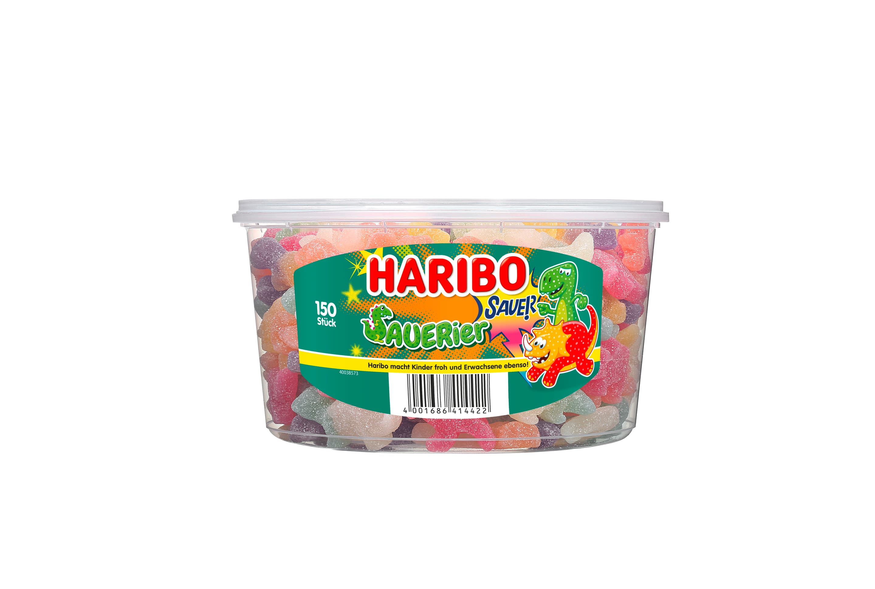 Haribo Fruchtgummi Sauerier Runddose